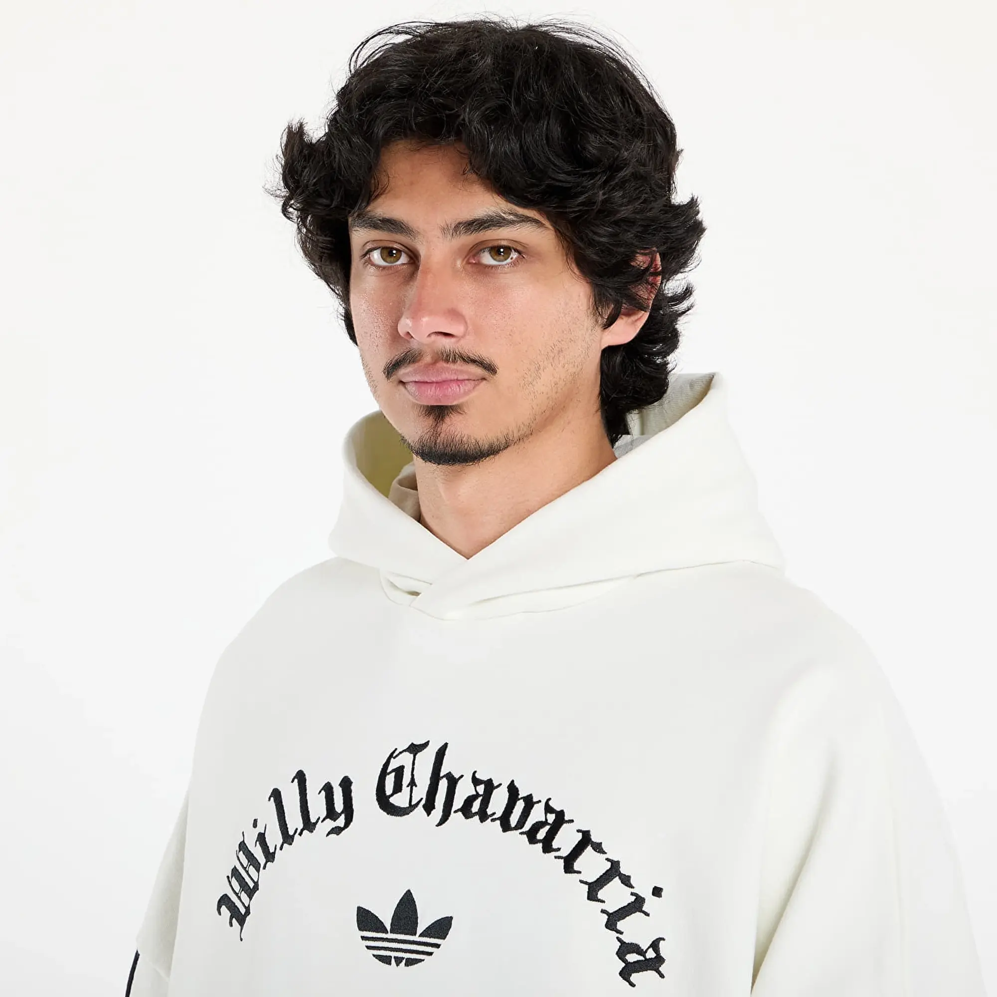 Sweatshirt Adidas X Willy Chavarria Trefoil Hoodie White/ Off White S