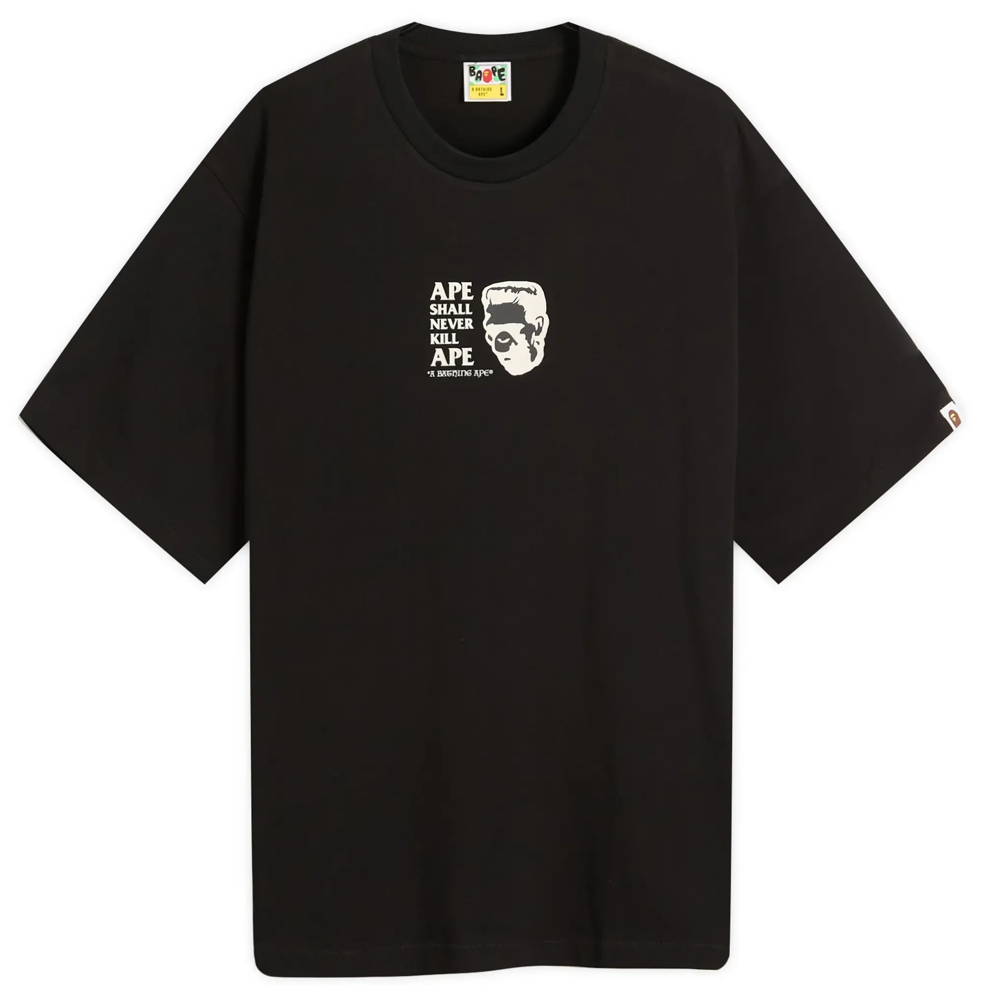 A Bathing Ape Men's Frankenstein T-Shirt Black
