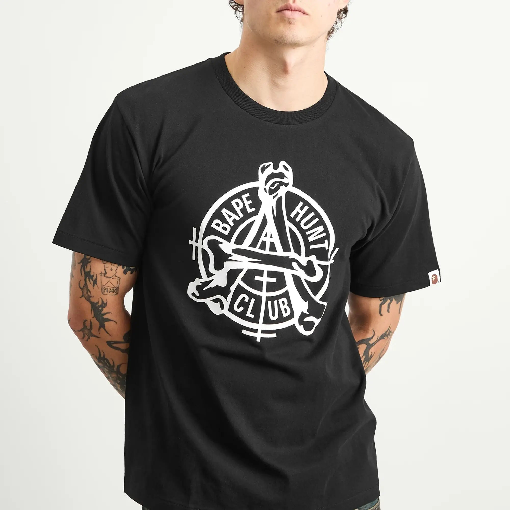 A Bathing Ape Men's Hunt Club T-Shirt Black