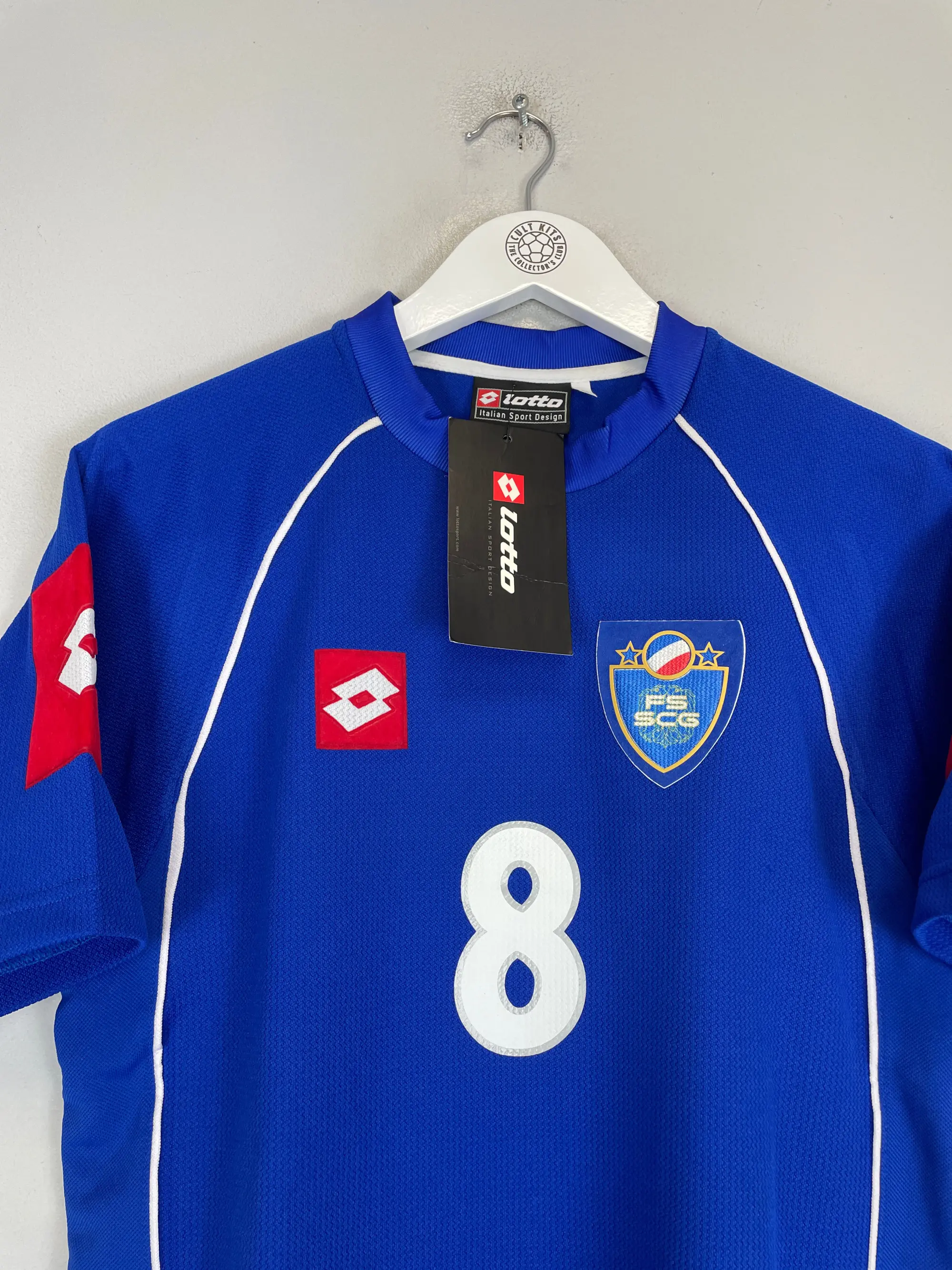 2003/05 SERBIA KEZMAN #8 *BNWT* HOME SHIRT (S) LOTTO | Cult Kits