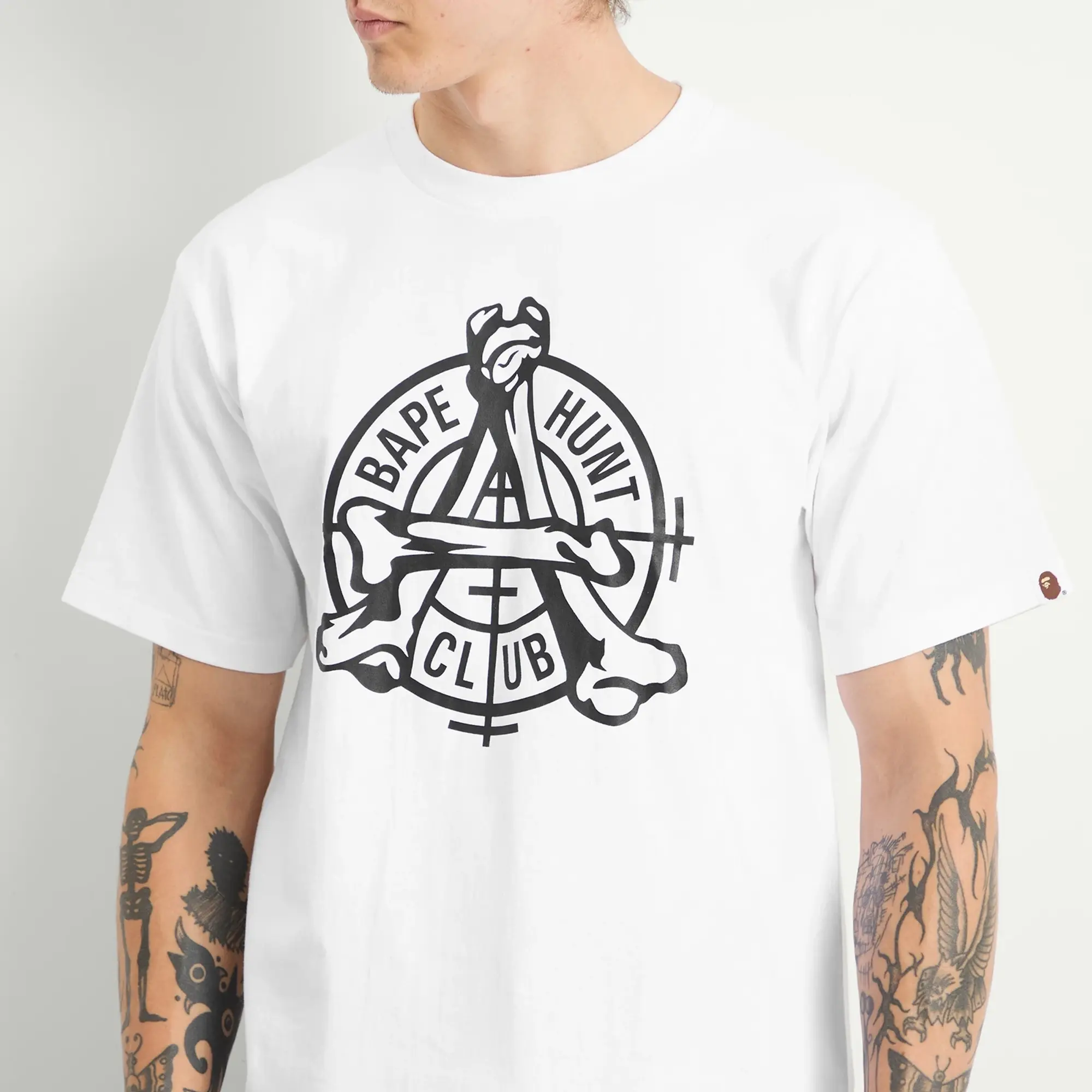 A Bathing Ape Men's Hunt Club T-Shirt White