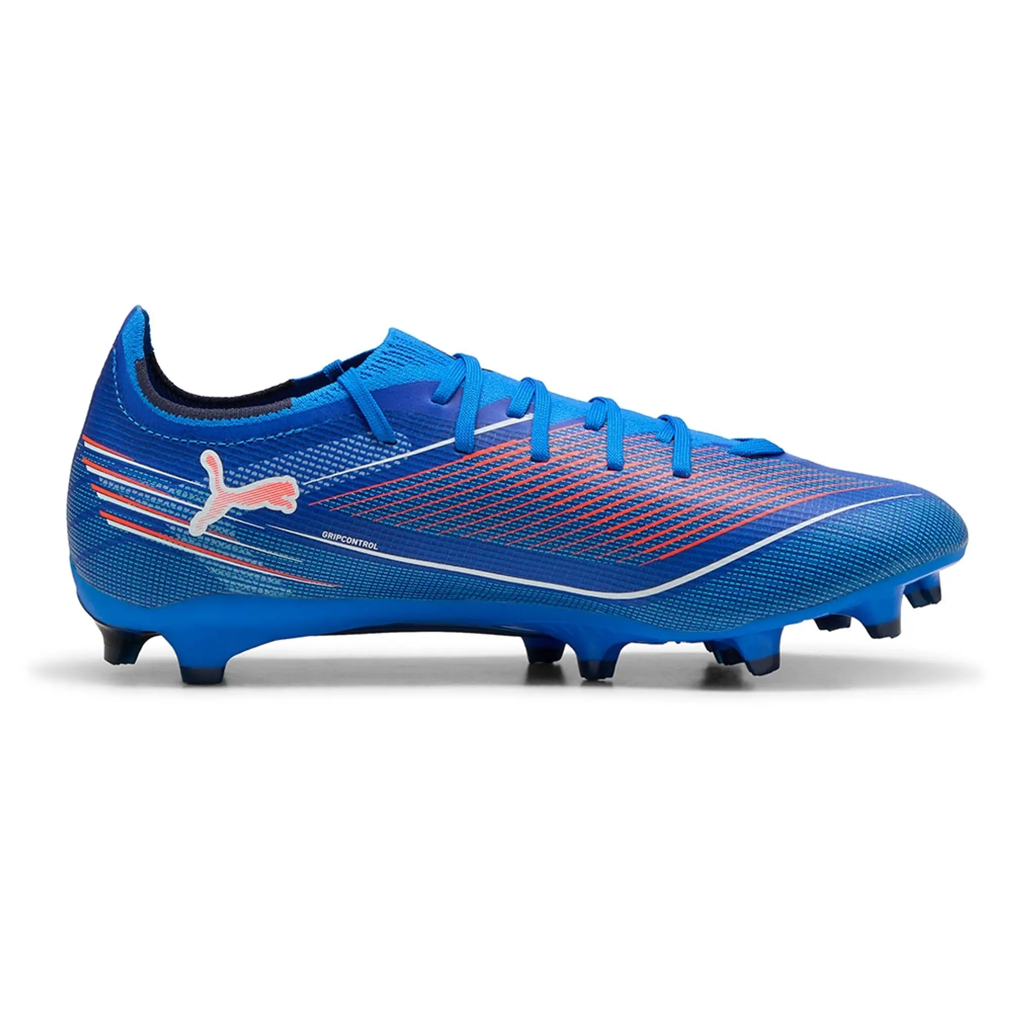 PUMA Ultra 6 Match FG/AG Football Boots Unisex, Ultra Blue/White/Glowing Red, size 10