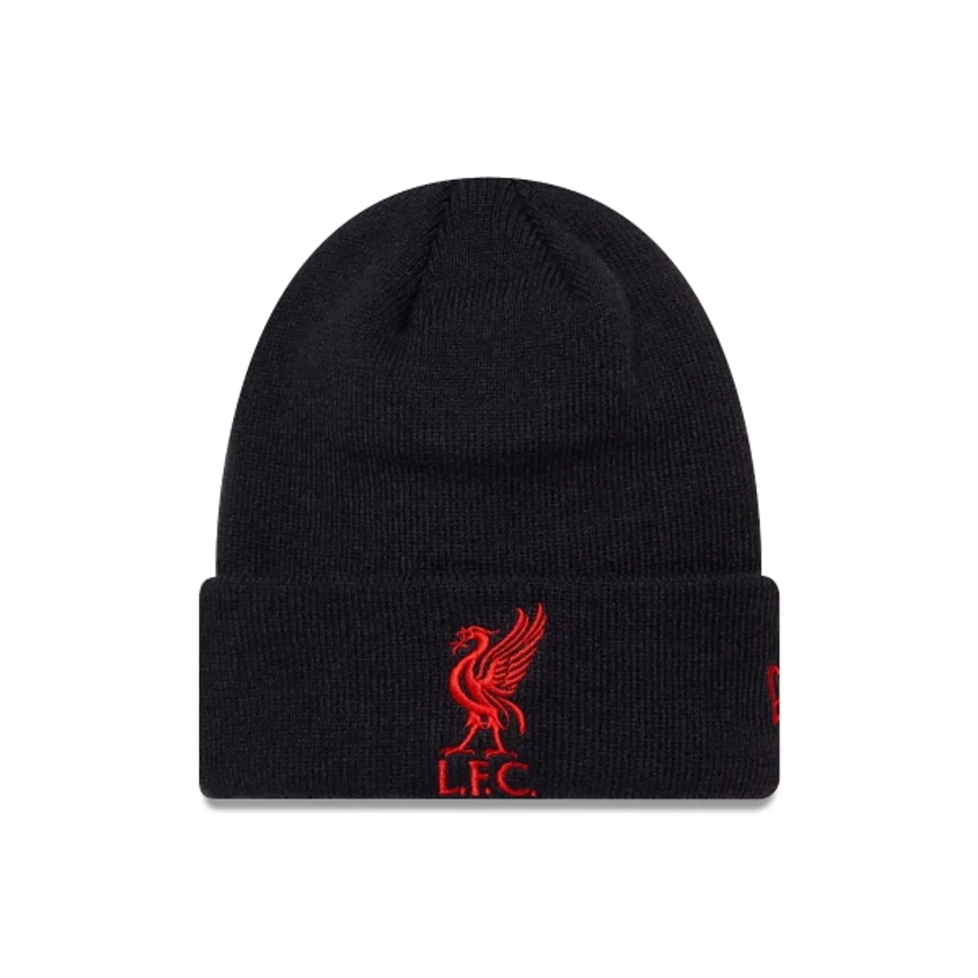 LFC New Era Liverbird CORE CUFF BEANIE Black & Red