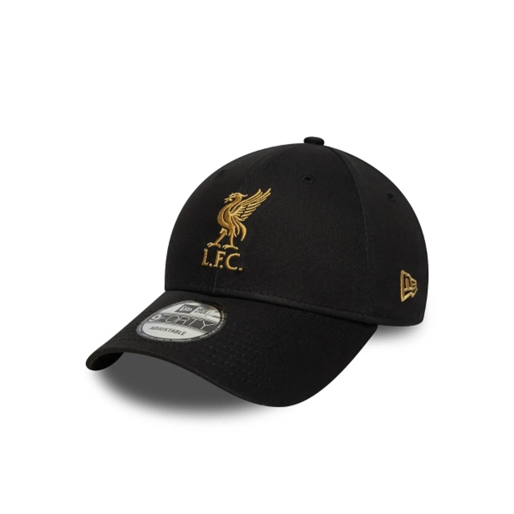 LFC New Era 9FORTY Liverbird Cap Black & Gold