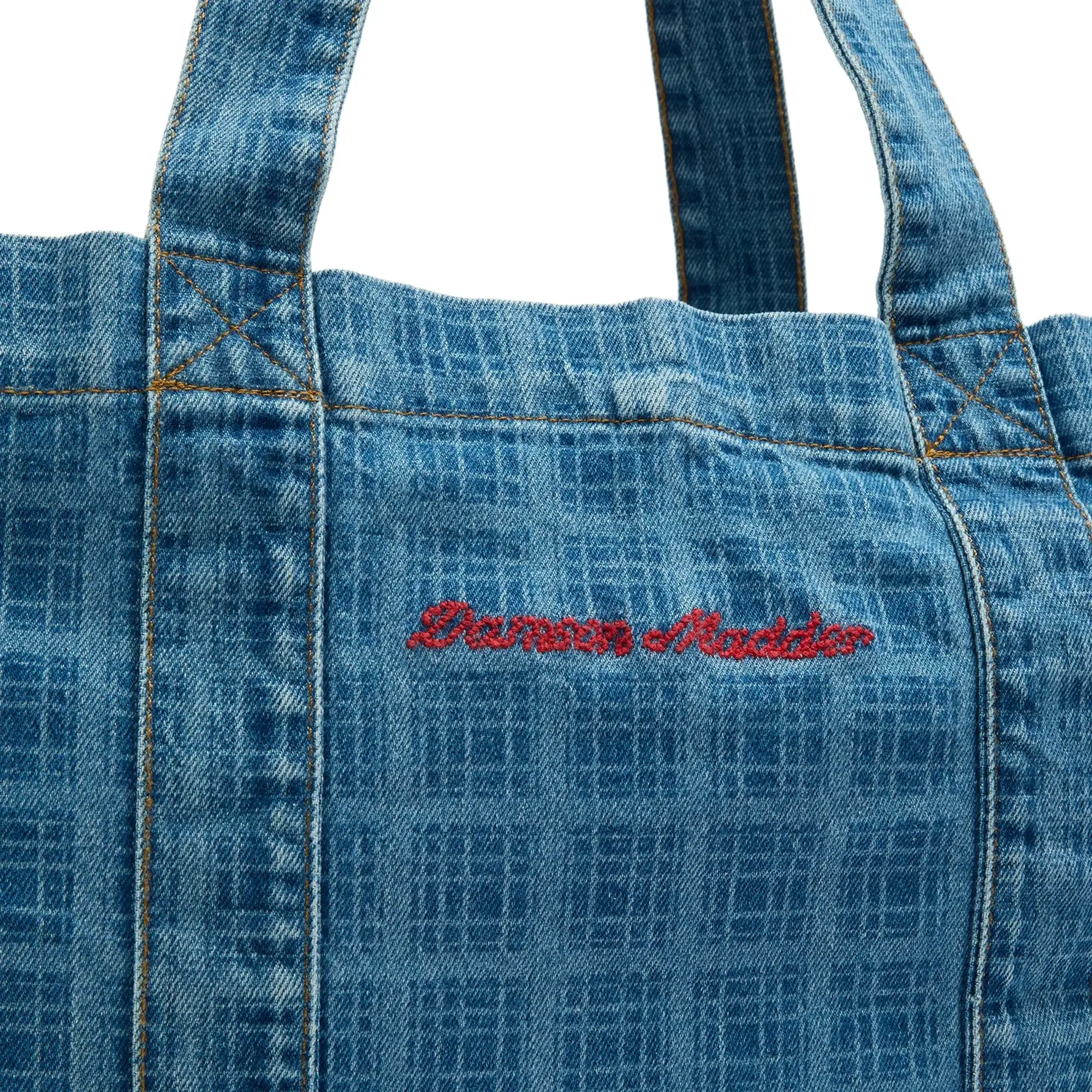 Damson Madder Women's Denim Tote Bag Blue
