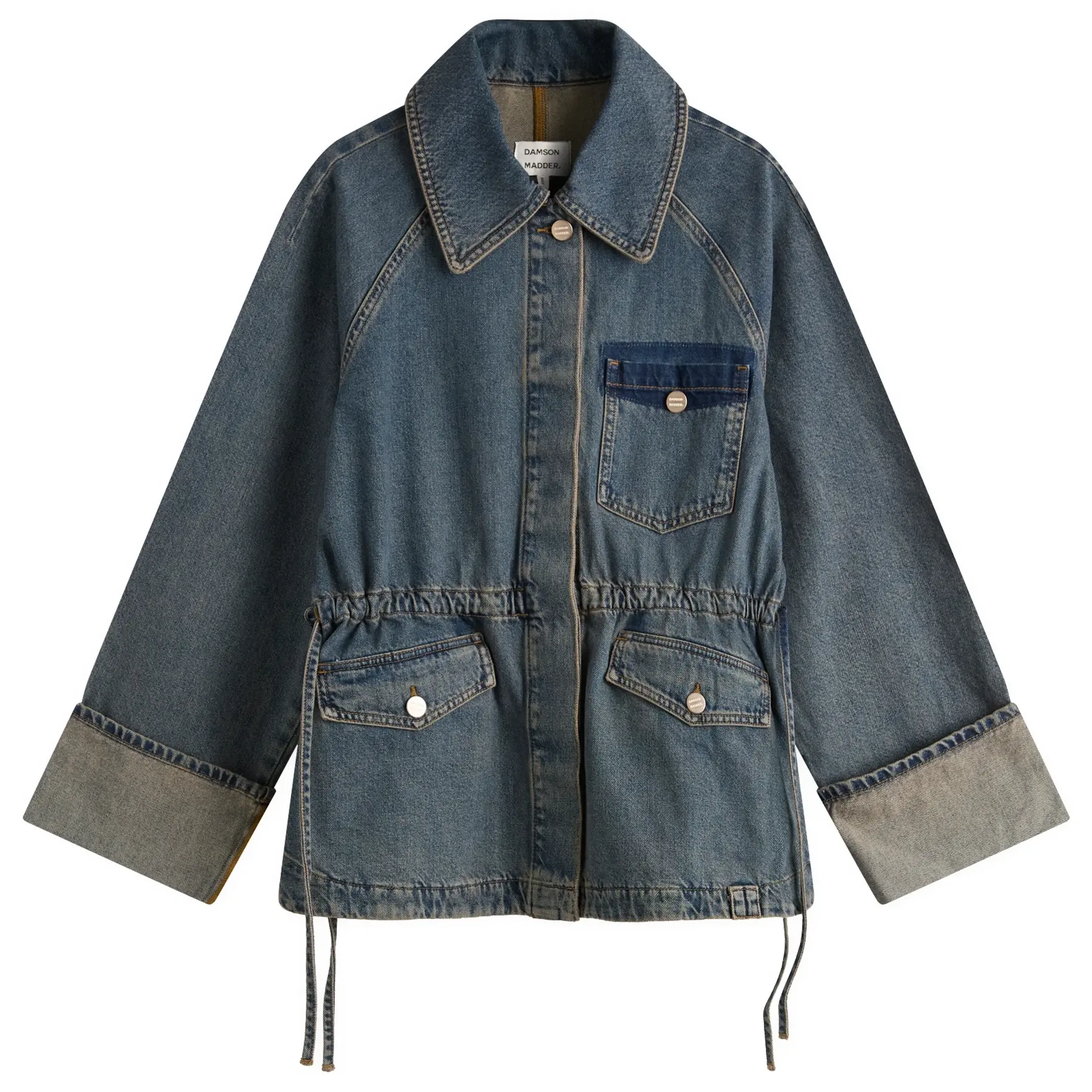 Damson Madder Women's Emilie Workwear Denim Jacket Dusty
