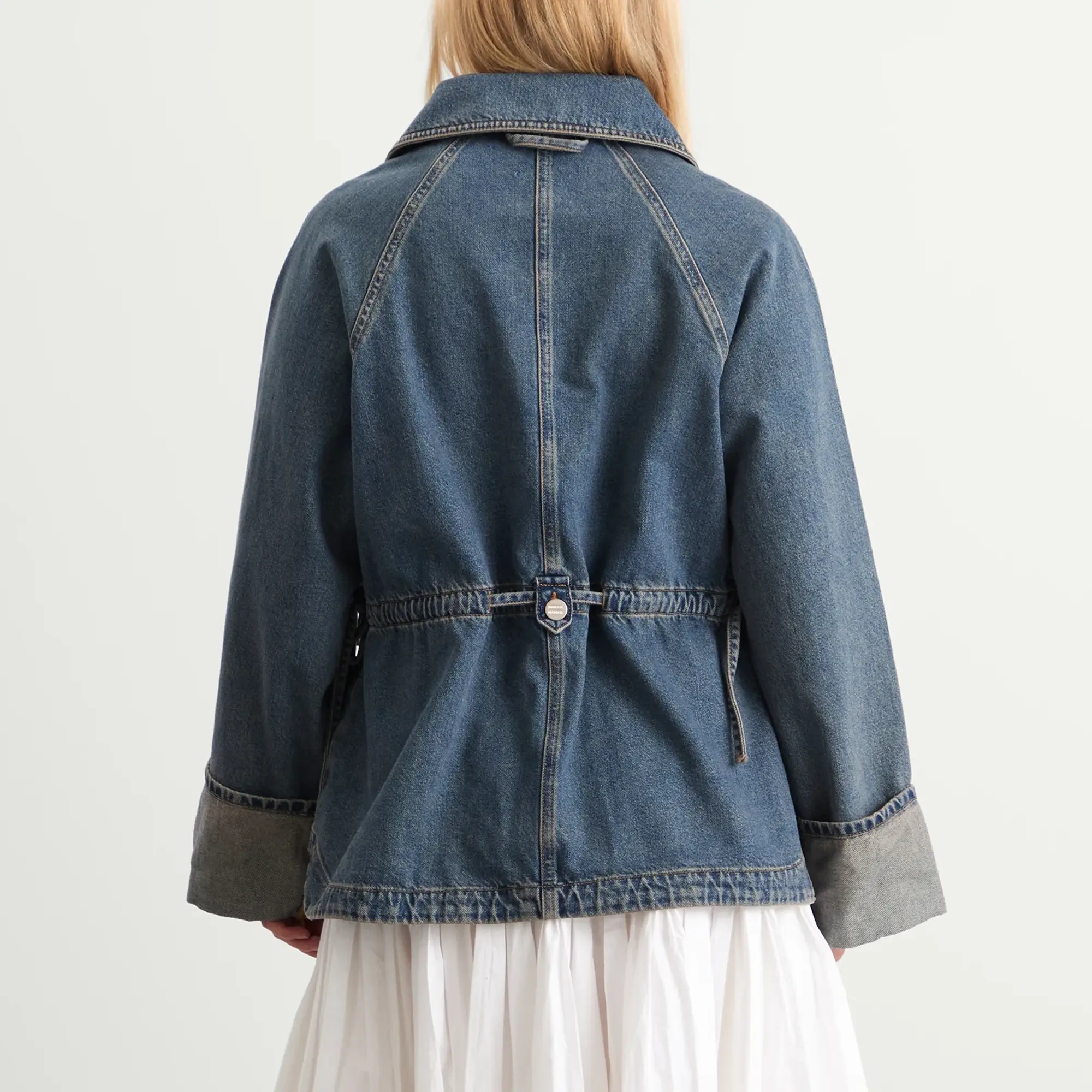 Damson Madder Women's Emilie Workwear Denim Jacket Dusty