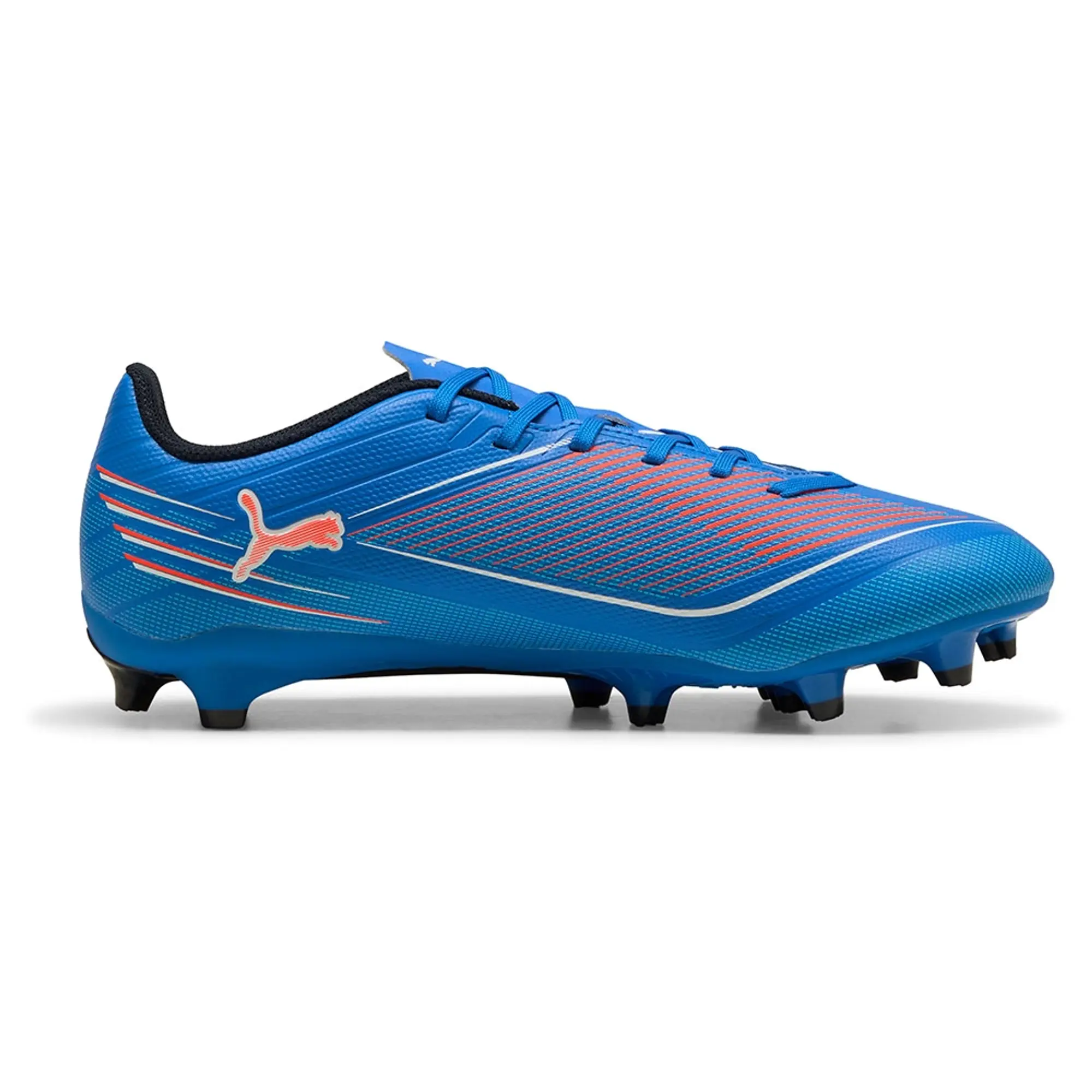 PUMA Ultra 6 Play FG/AG Football Boots Unisex, Ultra Blue/White/Glowing Red