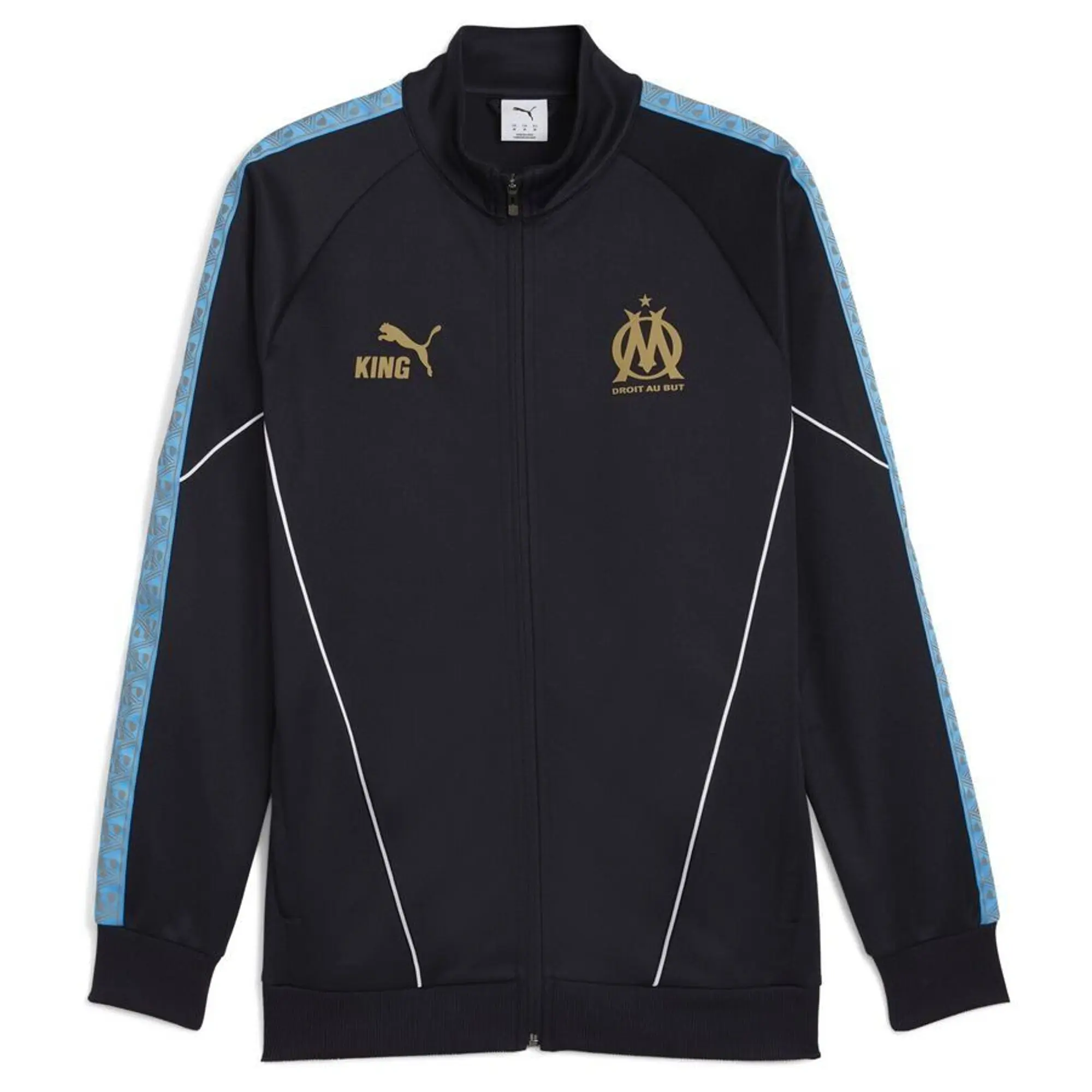 PUMA Olympique De Marseille King Anthem Jacket Men, Dark Blue