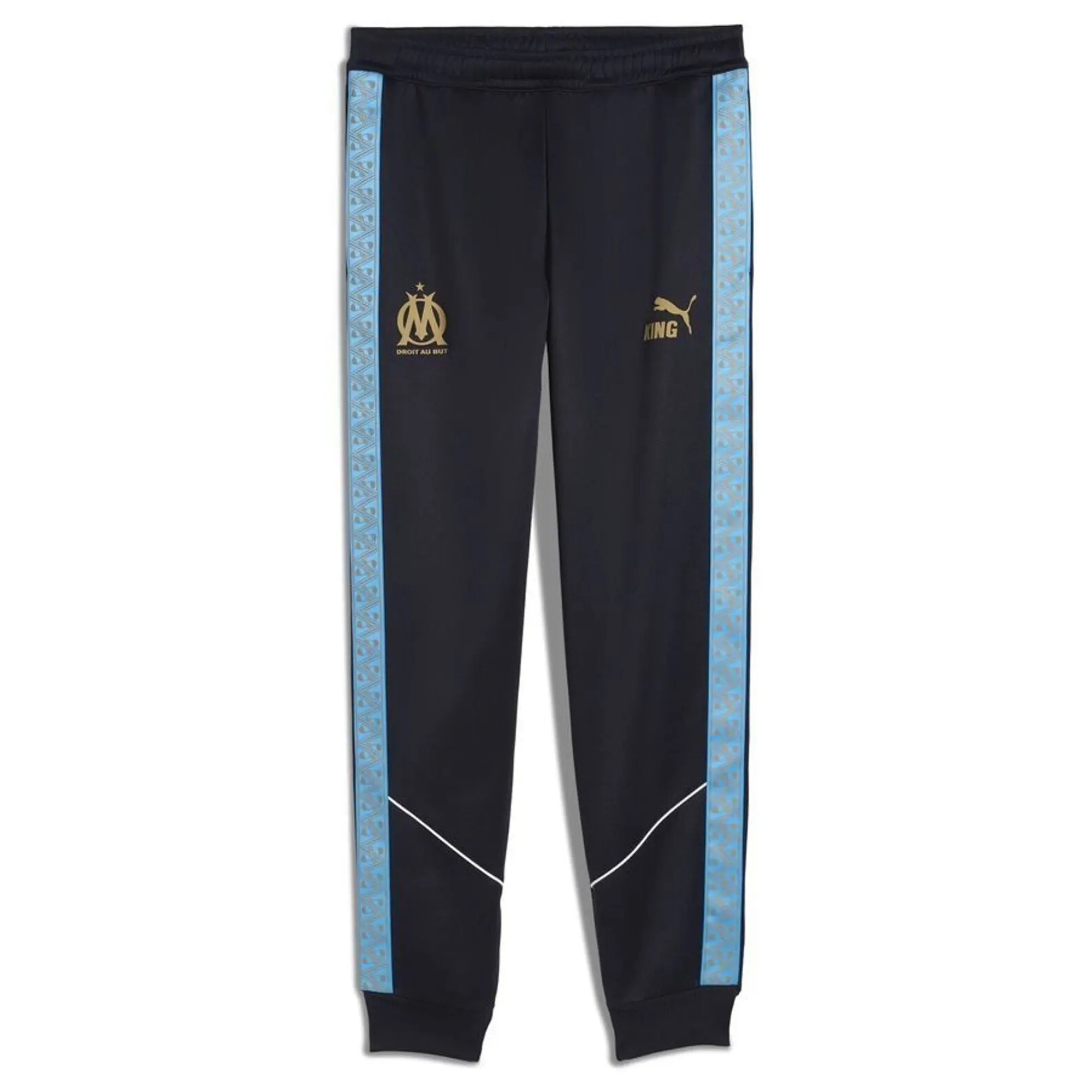 Om King Anthem Pant New Navy-Luminous Blue - ['Blue']