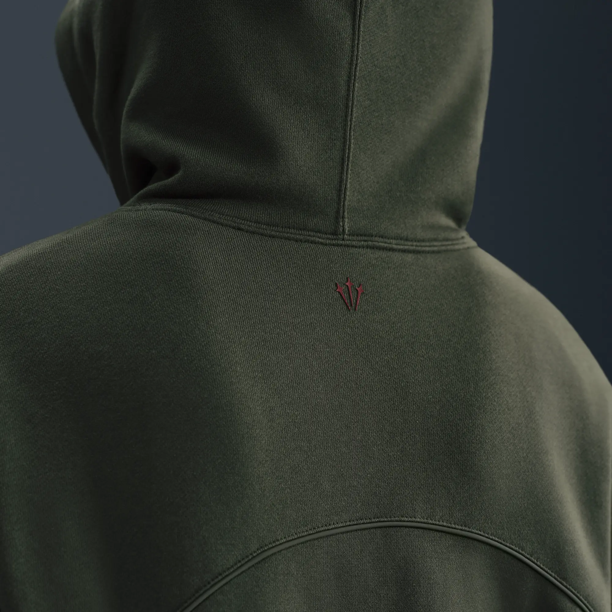 Nike NOCTA Men's Fleece Hoodie - Green - Cotton/Polyester