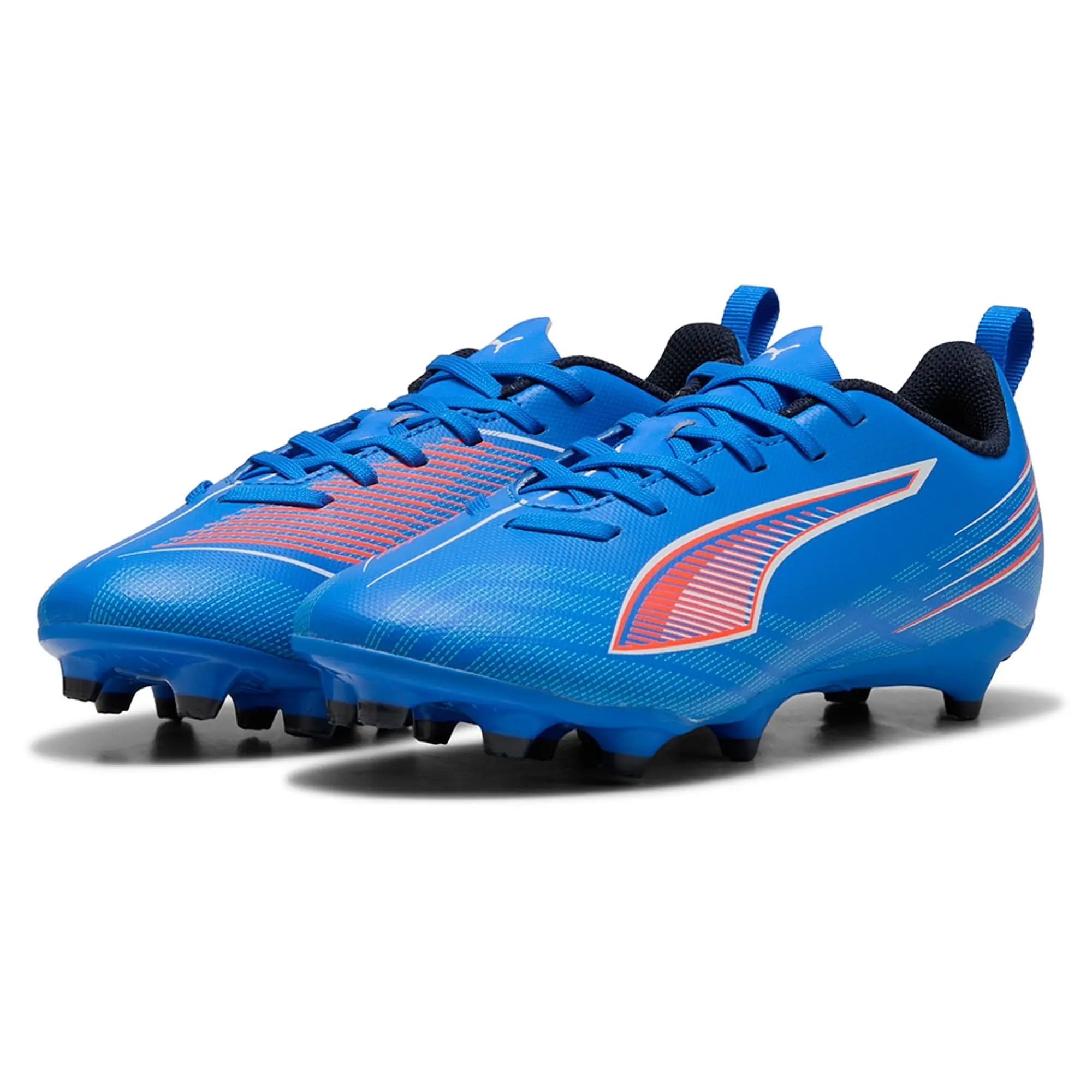 PUMA Ultra 6 Play FG/AG Football Boots Youth, Ultra Blue/White/Glowing Red, size 1