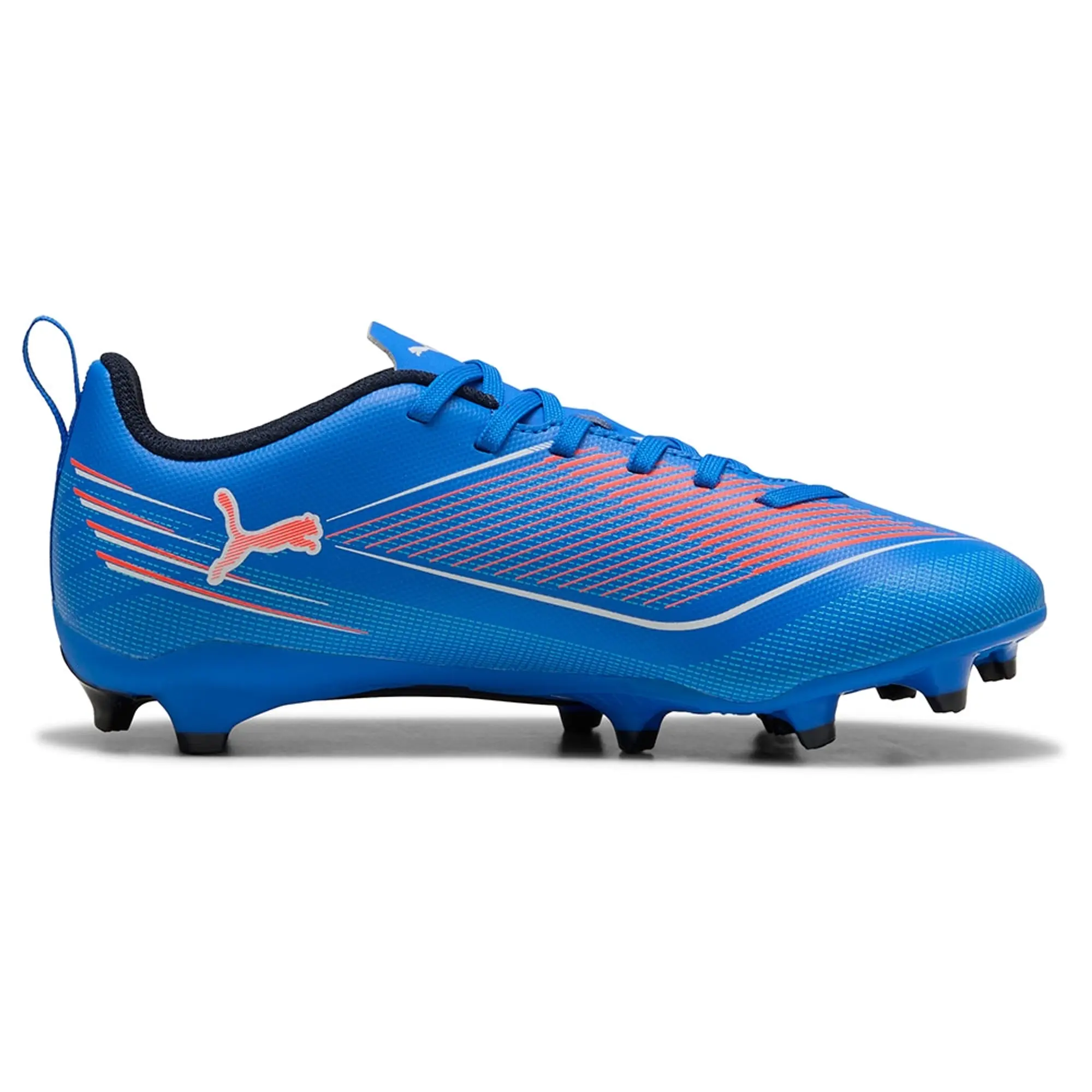 PUMA Ultra 6 Play FG/AG Football Boots Youth, Ultra Blue/White/Glowing Red, size 1