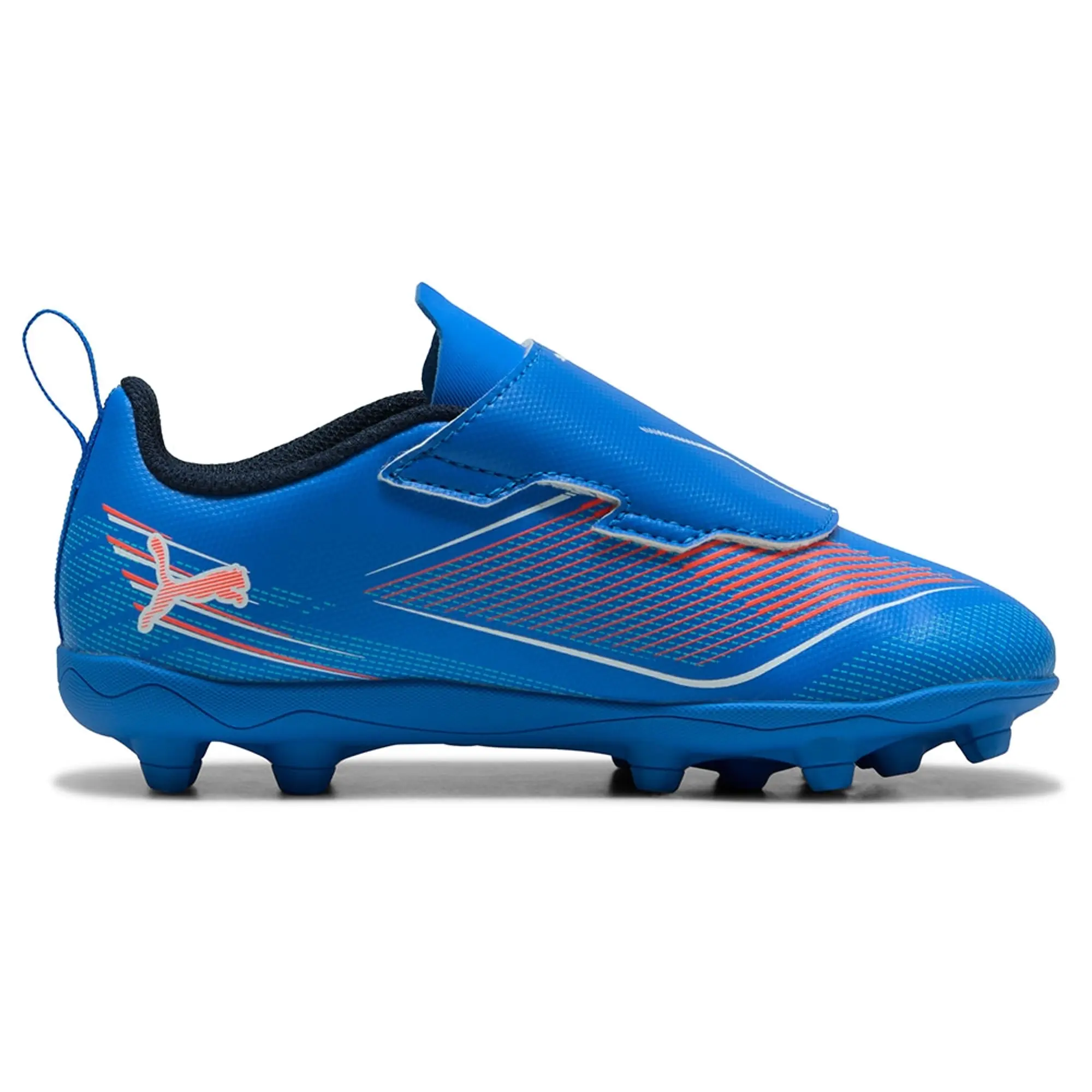 PUMA Ultra 6 Play FG/AG Football Boots Youth, Ultra Blue/White/Glowing Red, size 1