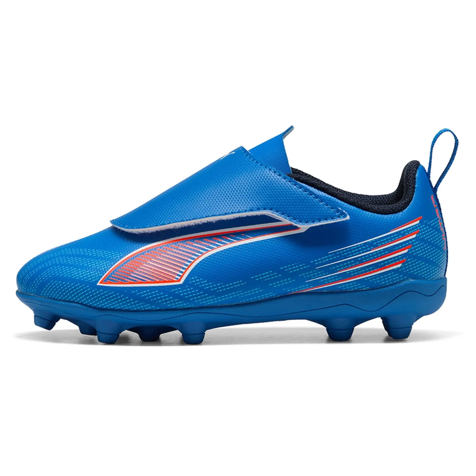 PUMA Ultra 6 Play FG/AG Football Boots Youth, Ultra Blue/White/Glowing Red, size 1