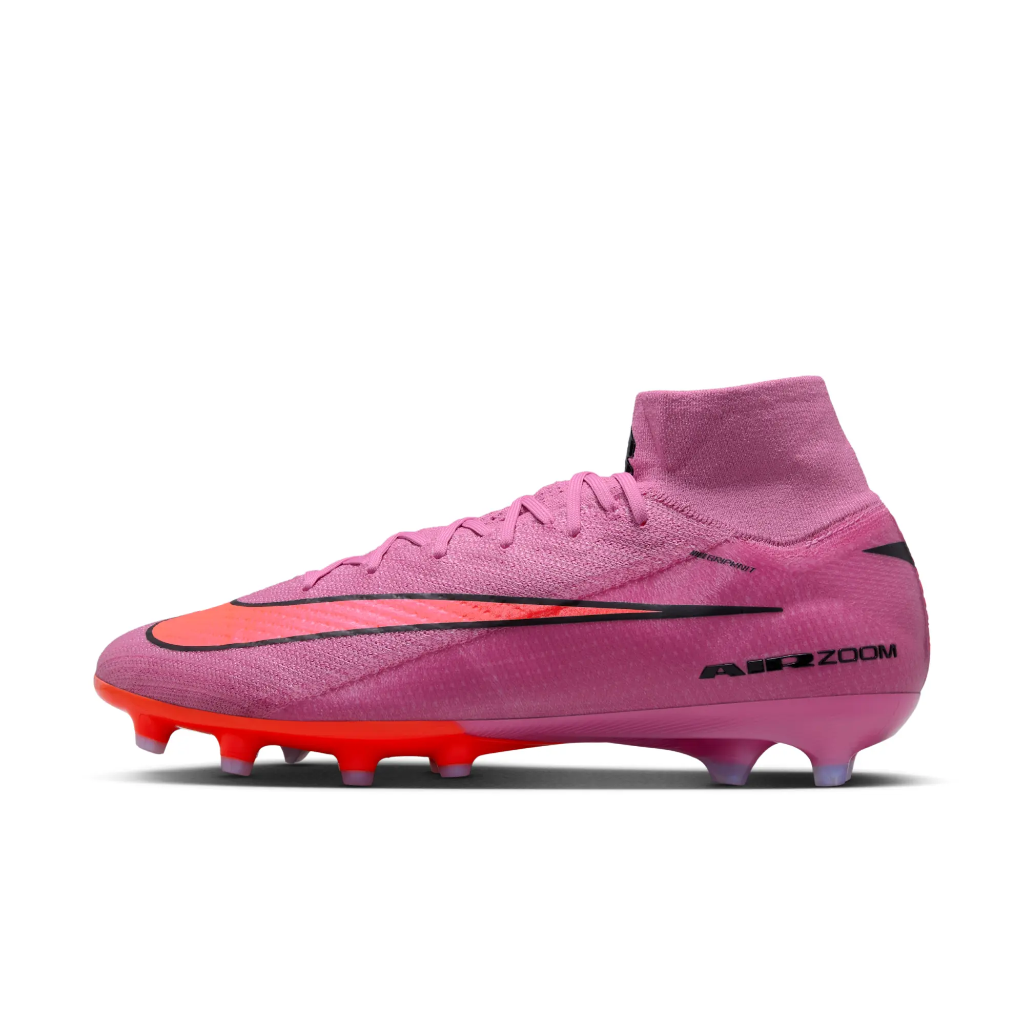 Nike Mercurial Superfly 10 Elite Artificial-Grass High-Top Football Boot - Pink