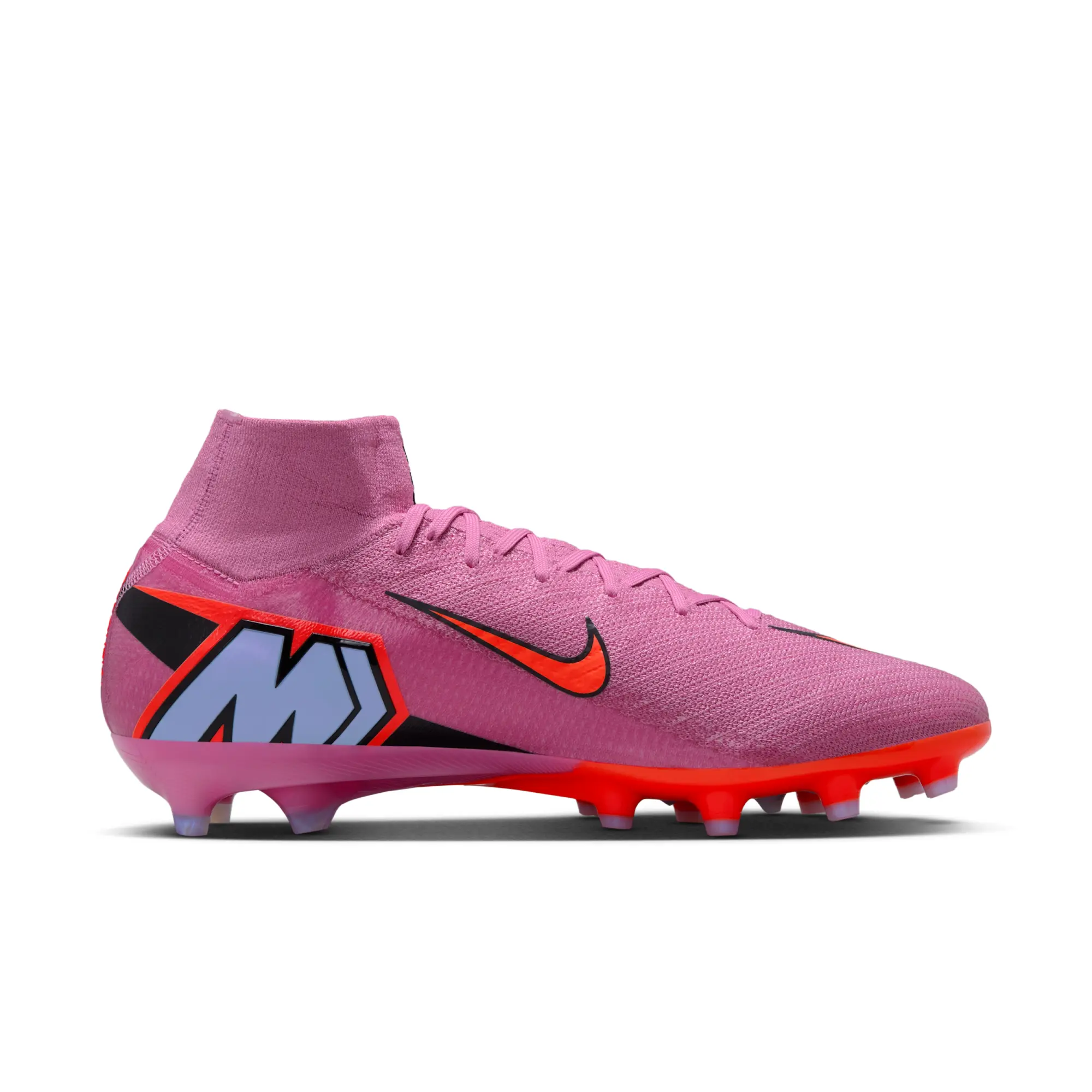 Nike Mercurial Superfly 10 Elite Artificial-Grass High-Top Football Boot - Pink