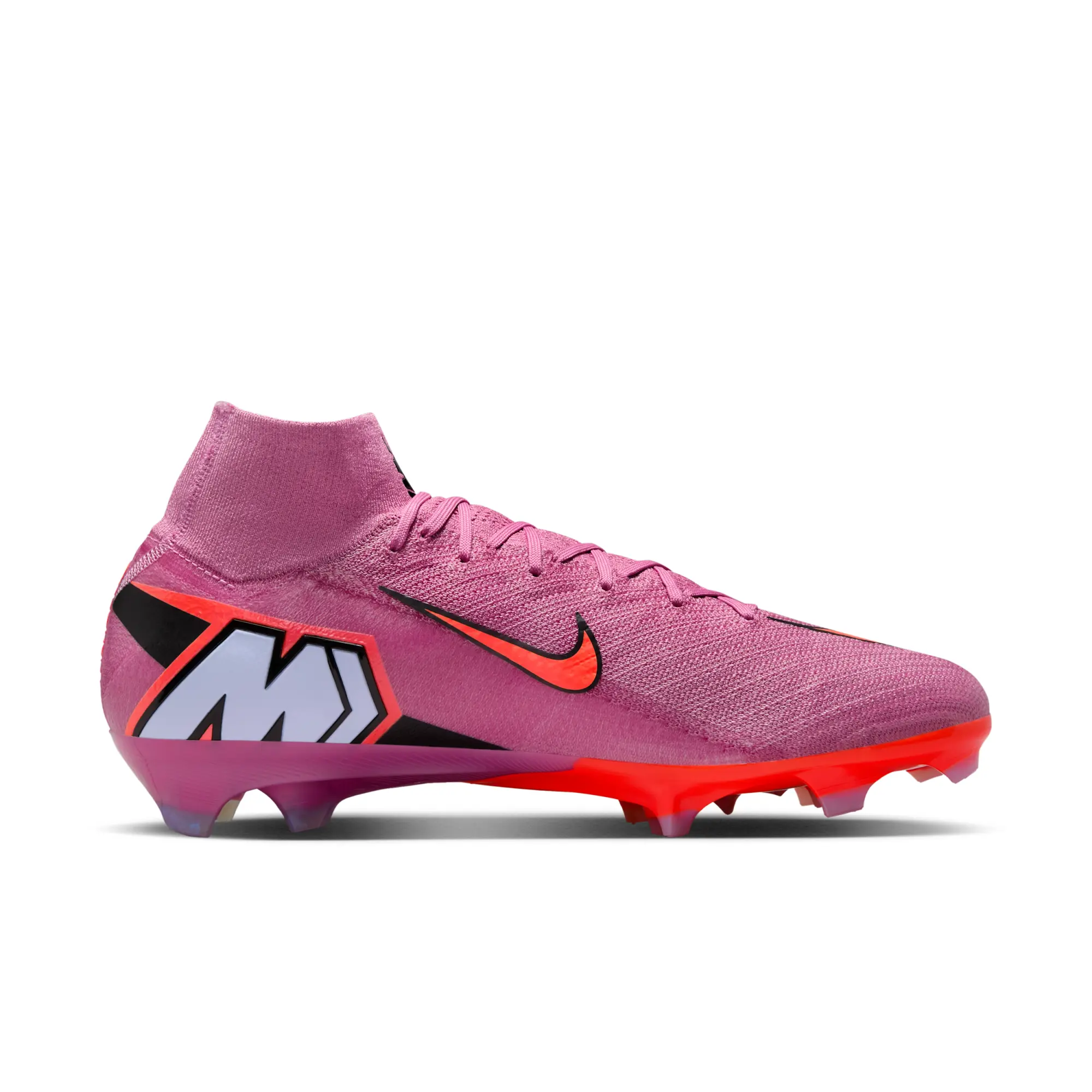 Nike Mercurial Superfly 10 Elite Firm-Ground High-Top Football Boot - Pink