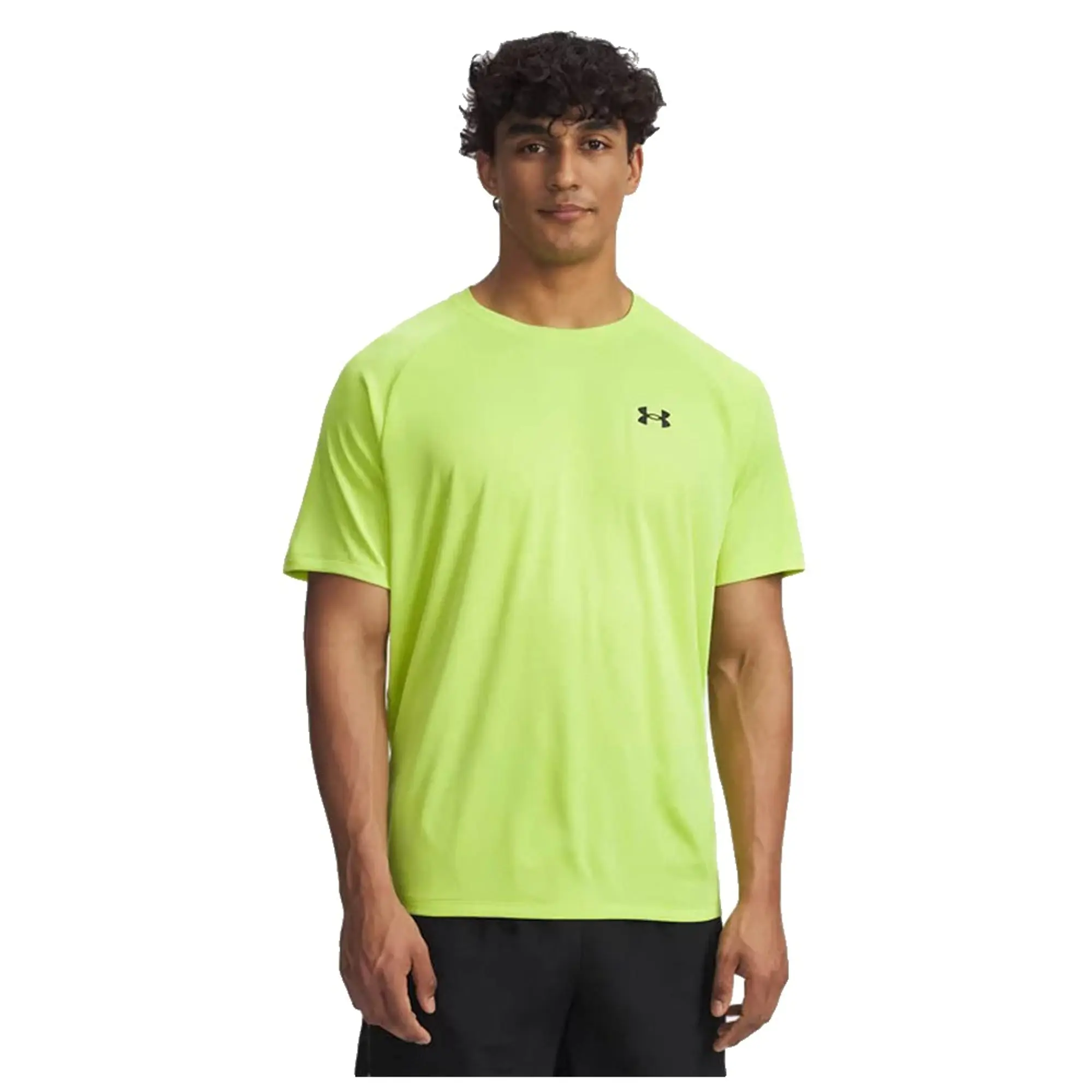 Under Armour  Tech™ Textured Men's Short Sleeve Hyper Green / Black L