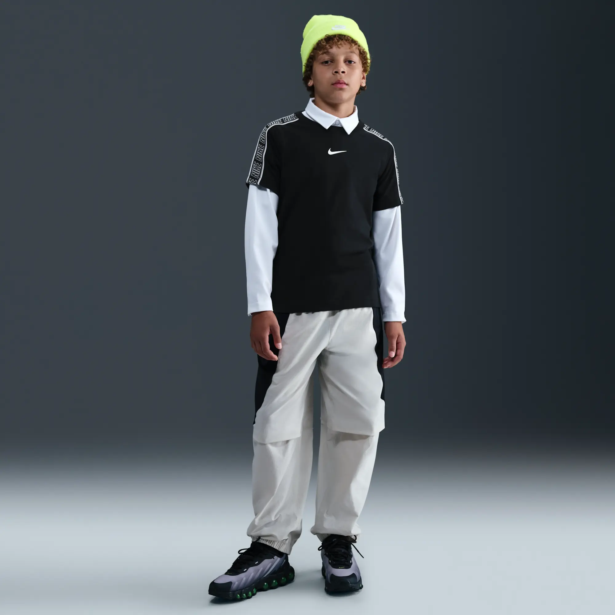 Nike Sportswear Older Kids' T-Shirt - Black - Cotton