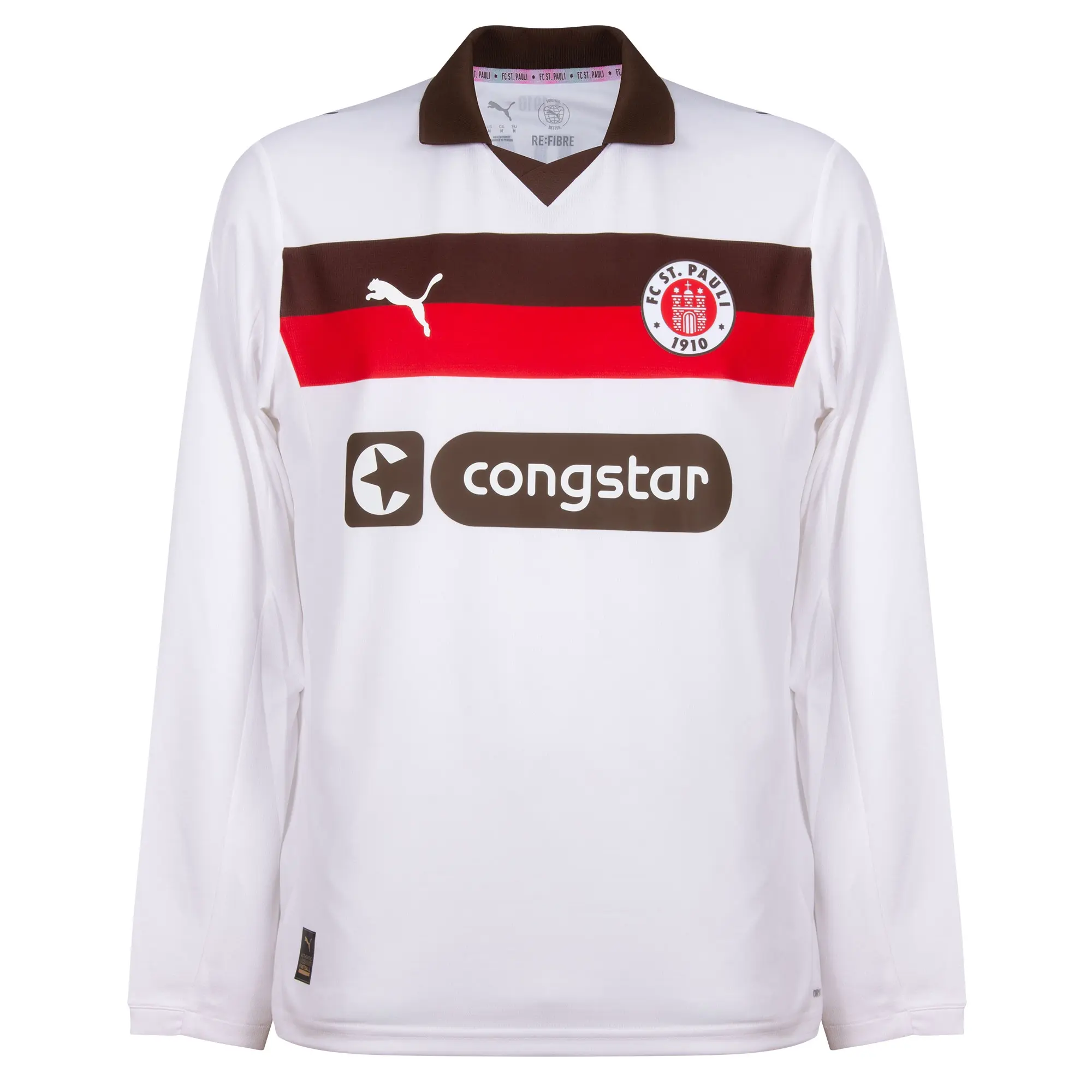 Puma St Pauli Away L/S Shirt 2025-2026