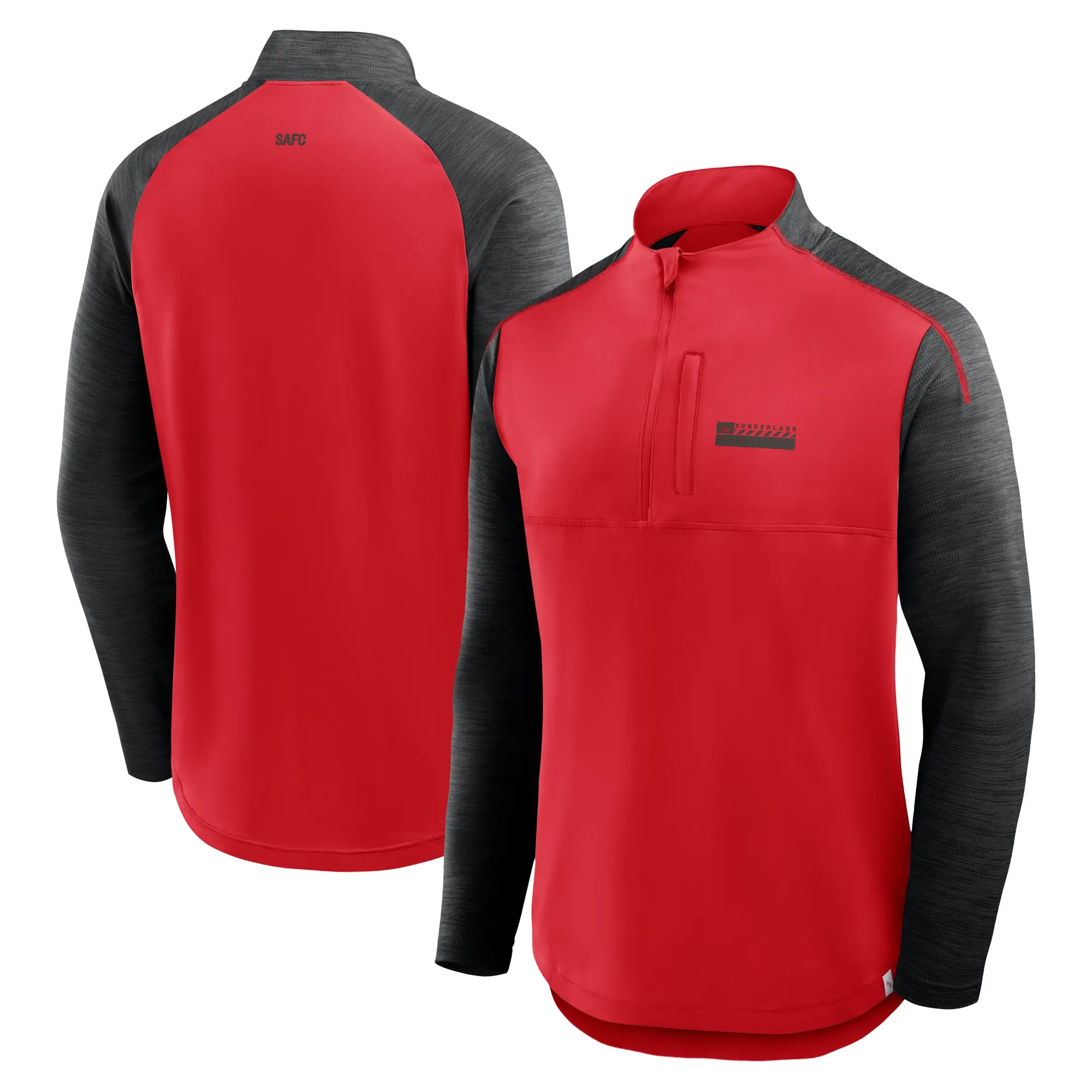 Sunderland Defender 1/4 Zip Top - Athletic Red - Mens