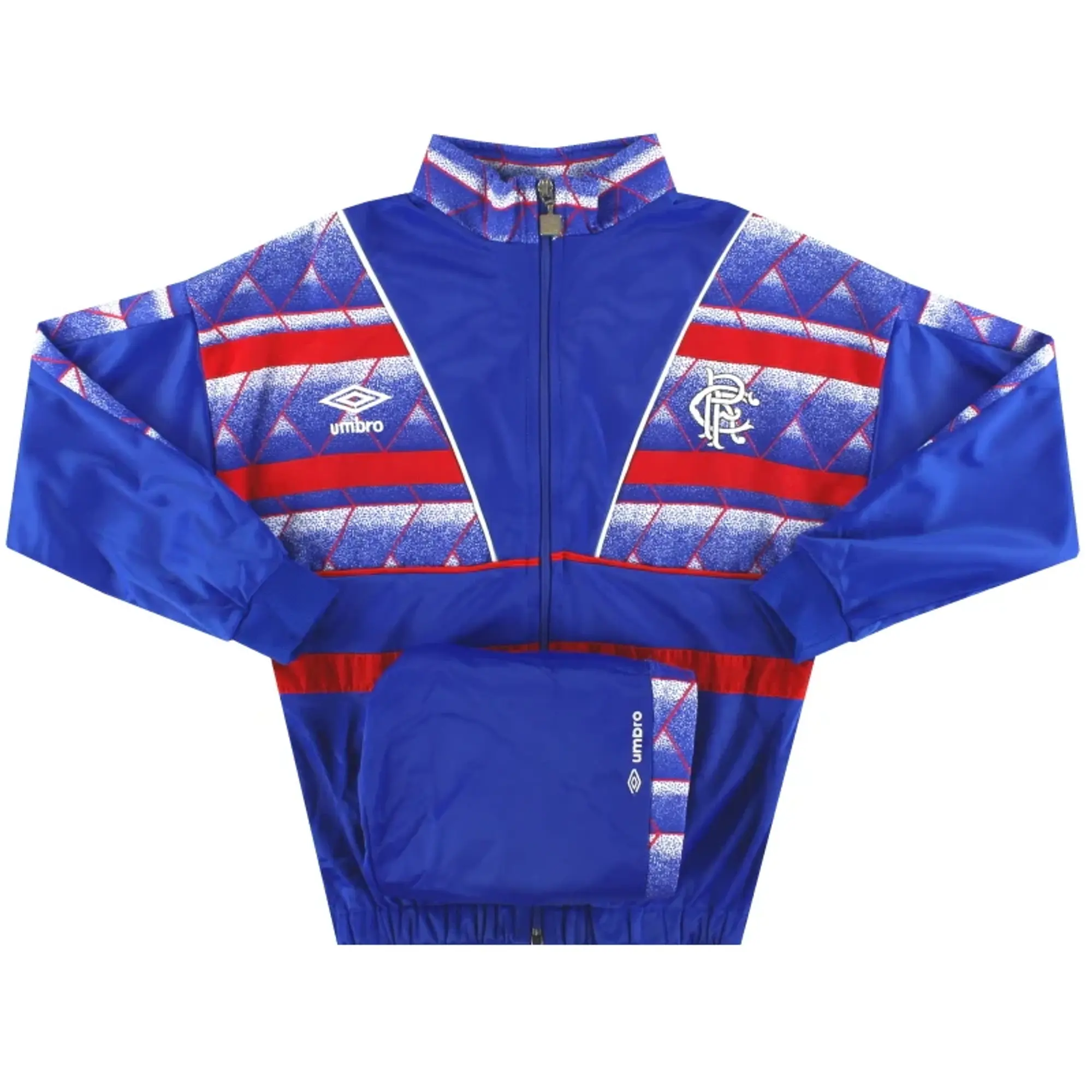1987-90 Rangers Umbro Tracksuit Y - Rangers / Excellent / Youth