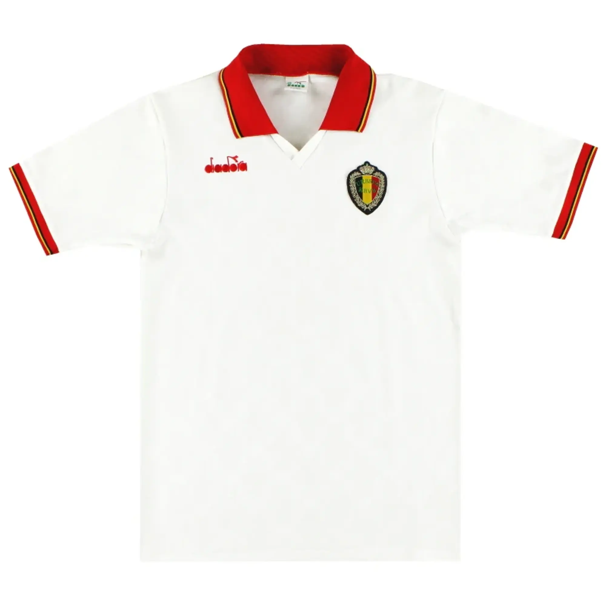 1992-94 Belgium Diadora Away Shirt #5 M - Belgium / Excellent / Medium