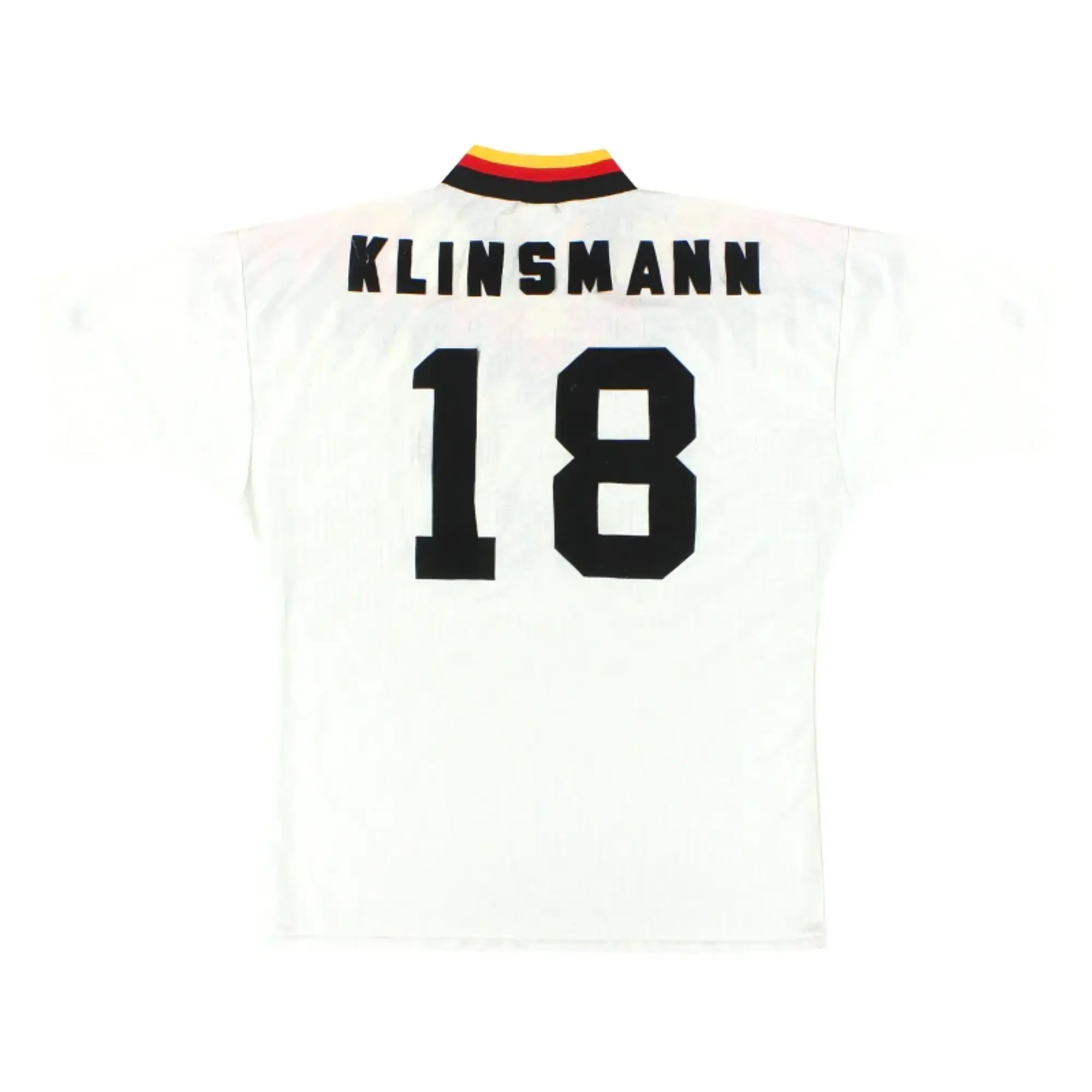 1994-96 Germany adidas Home Shirt Klinsmann #18 L - Germany / Excellent / Large