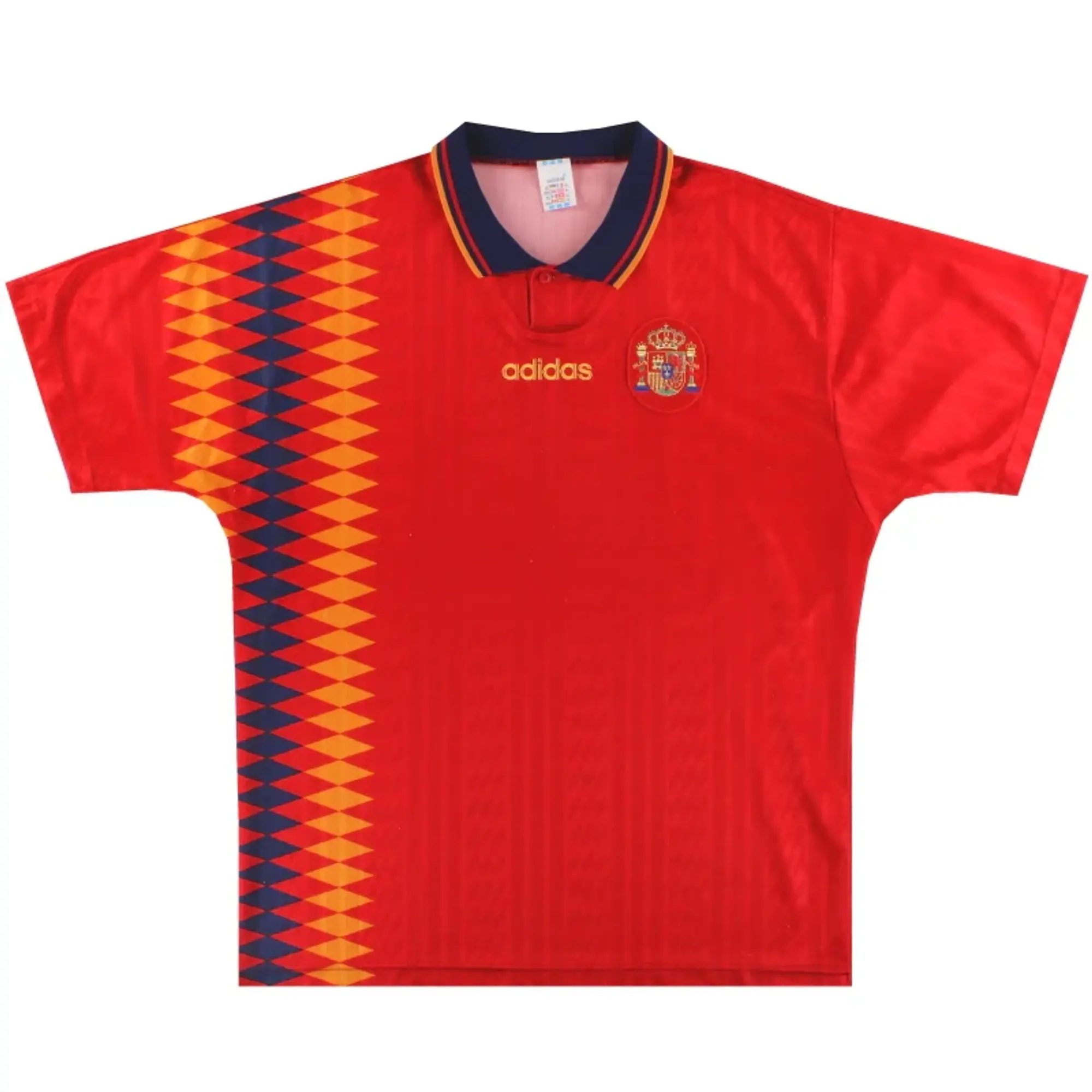 1994-96 Spain adidas Home Shirt *As New* L - Spain / As New / Large