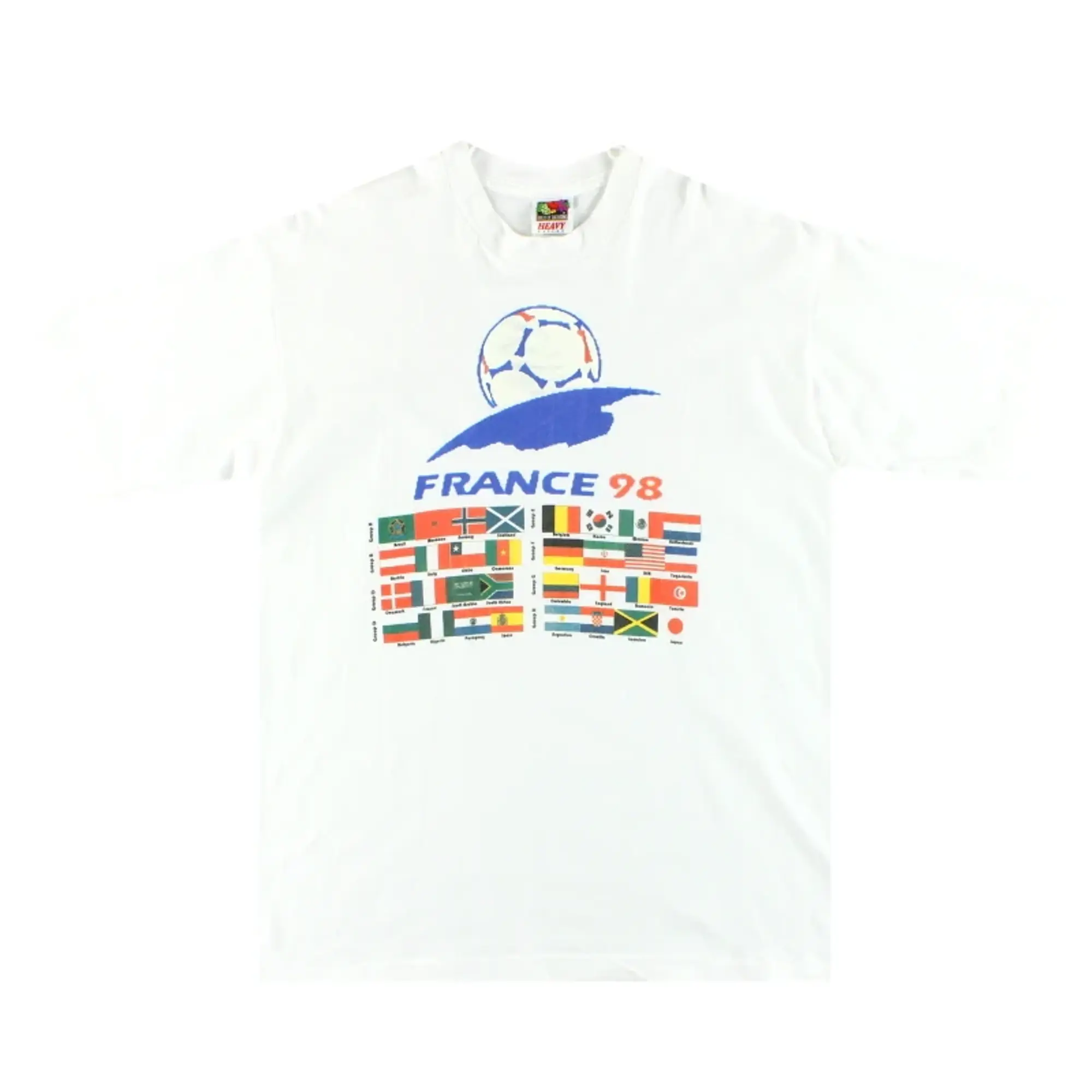 1998 France World Cup Graphic Tee L - France 1998 / Excellent / Large