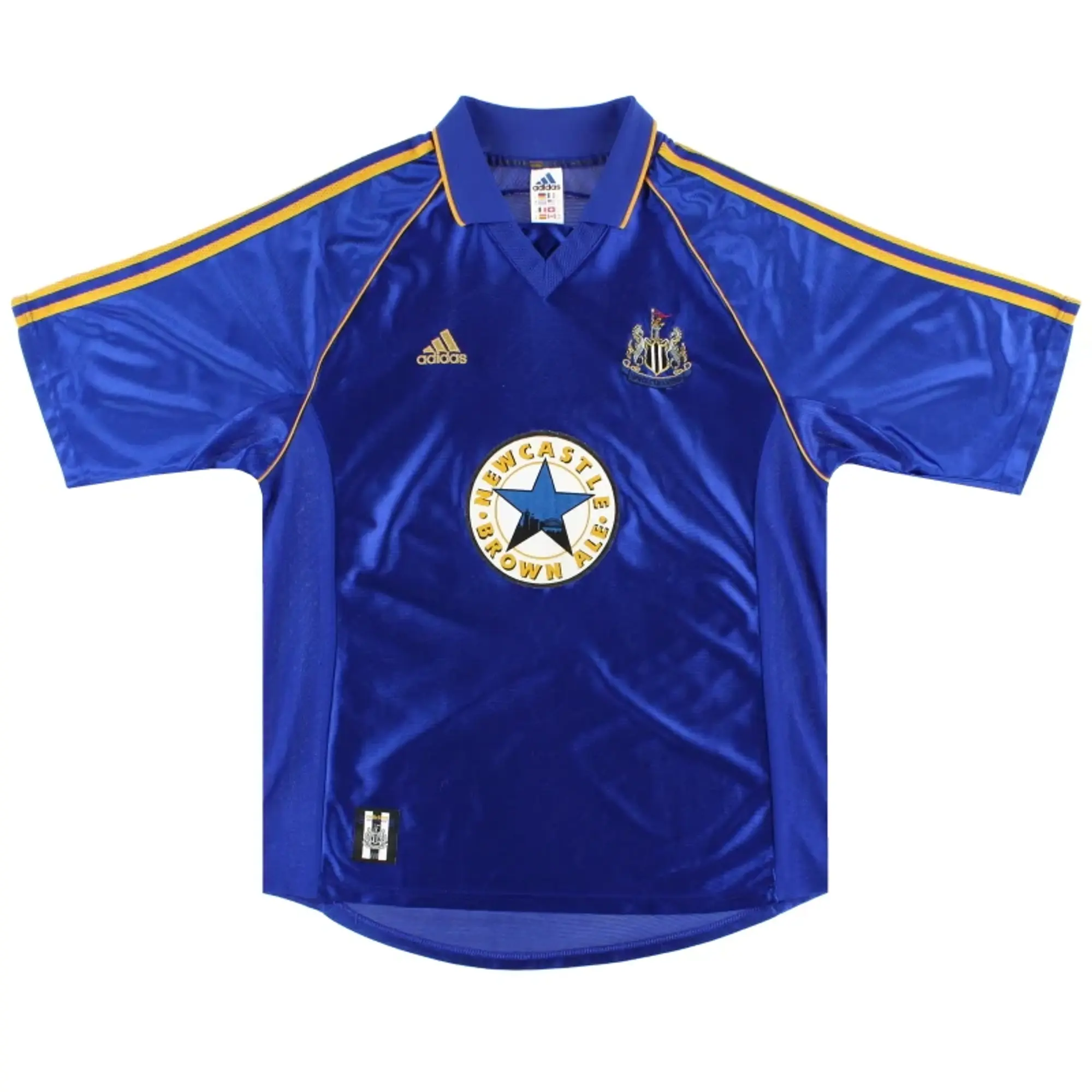 1998-99 Newcastle adidas Away Shirt L - Newcastle United / Excellent / Large
