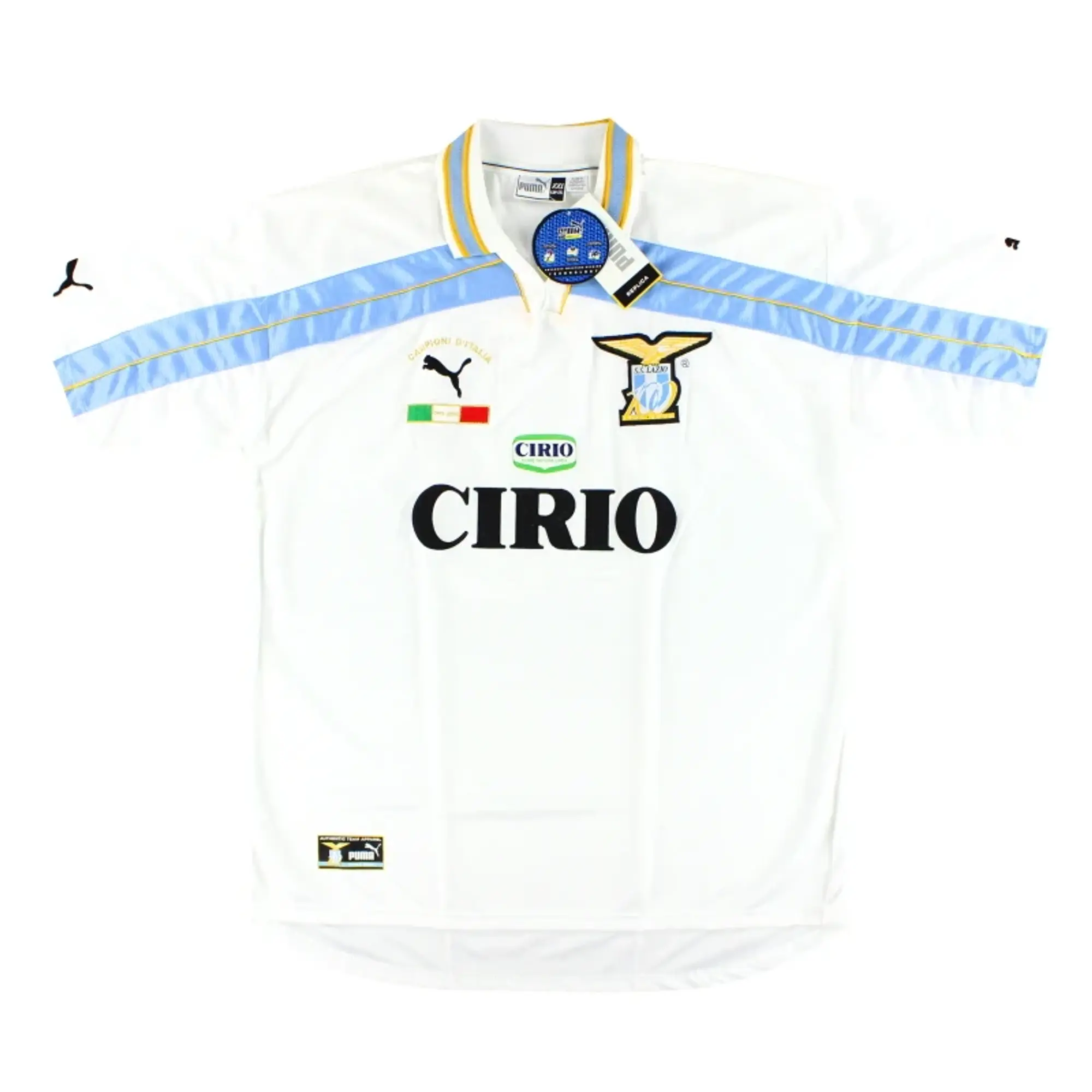 1999-00 Lazio Puma 'Champions' Centenary Home Shirt *w/tags* XXL - Lazio / w/tags / XXL