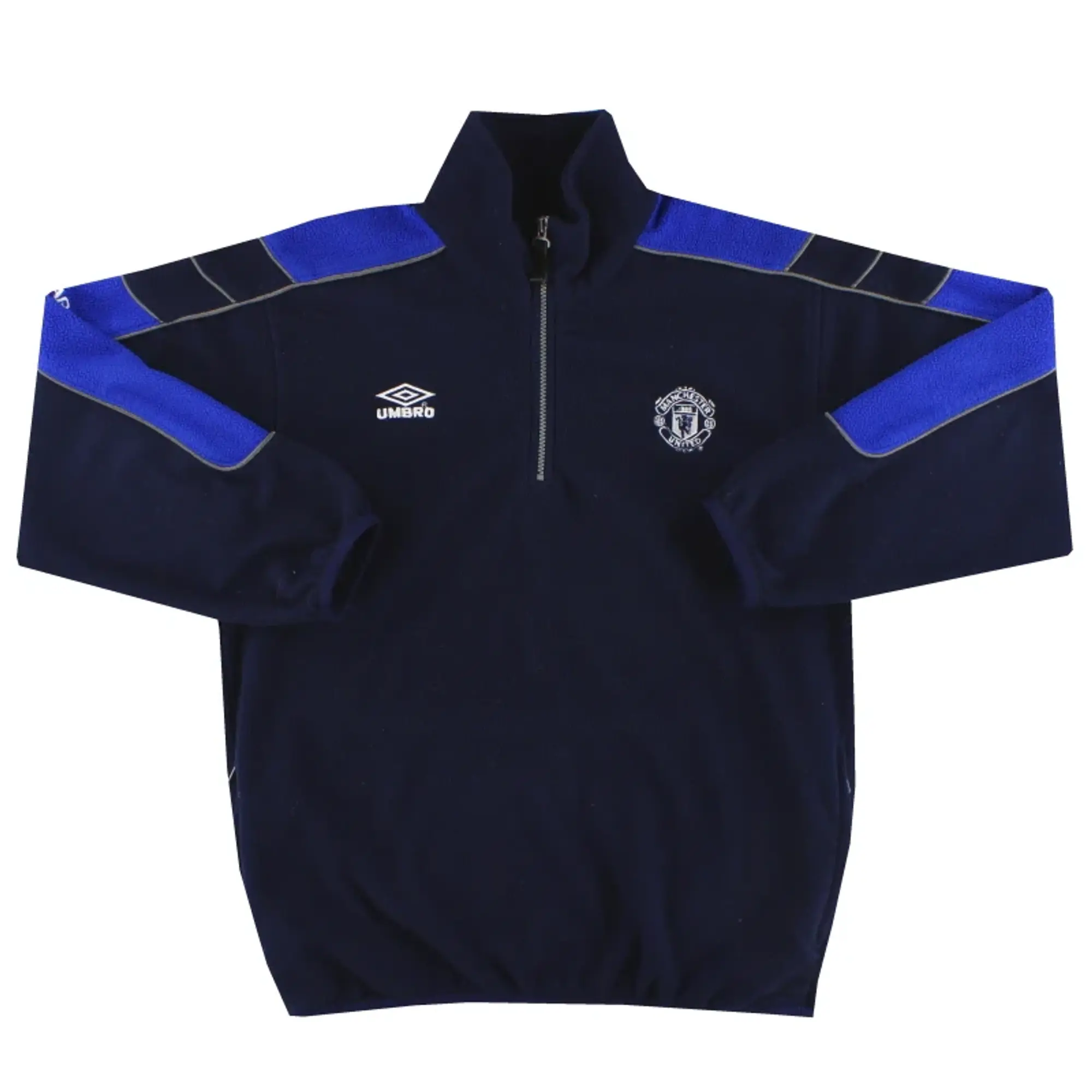1999-00 Manchester United Umbro 1/2 Zip Fleece XL - Manchester United / Very good / XL