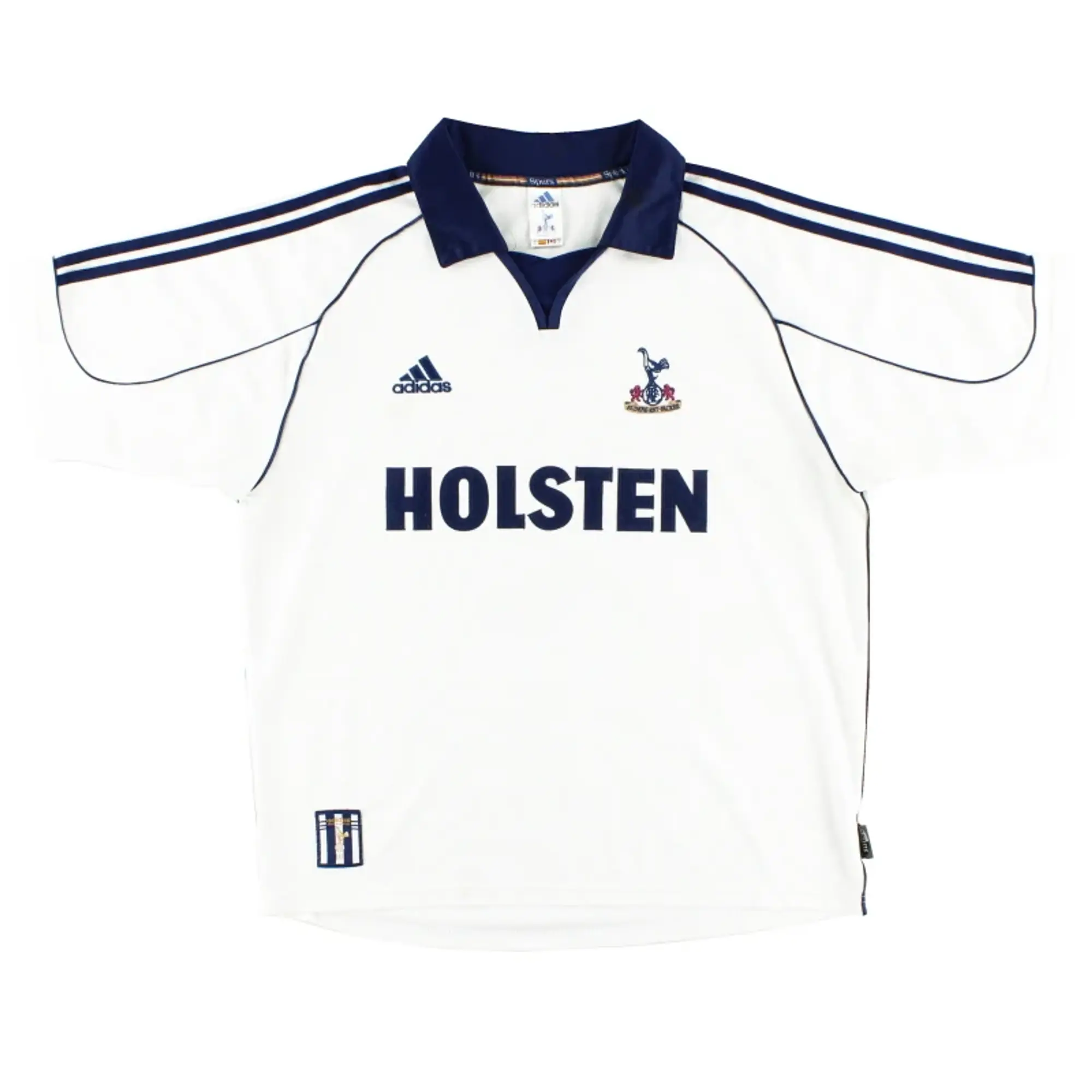 1999-01 Tottenham adidas Home Shirt L - Tottenham Hotspur / Very Good / Large