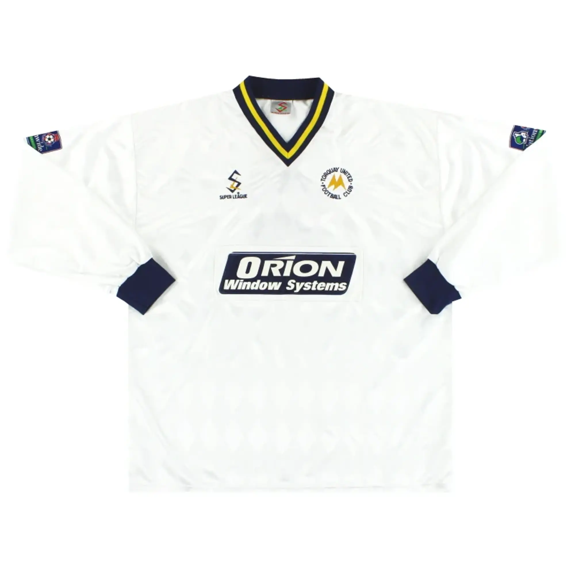 2000-01 Torquay Super League Match Issue Third Shirt L/S #6 XXL - Torquay United / Excellent / XXL