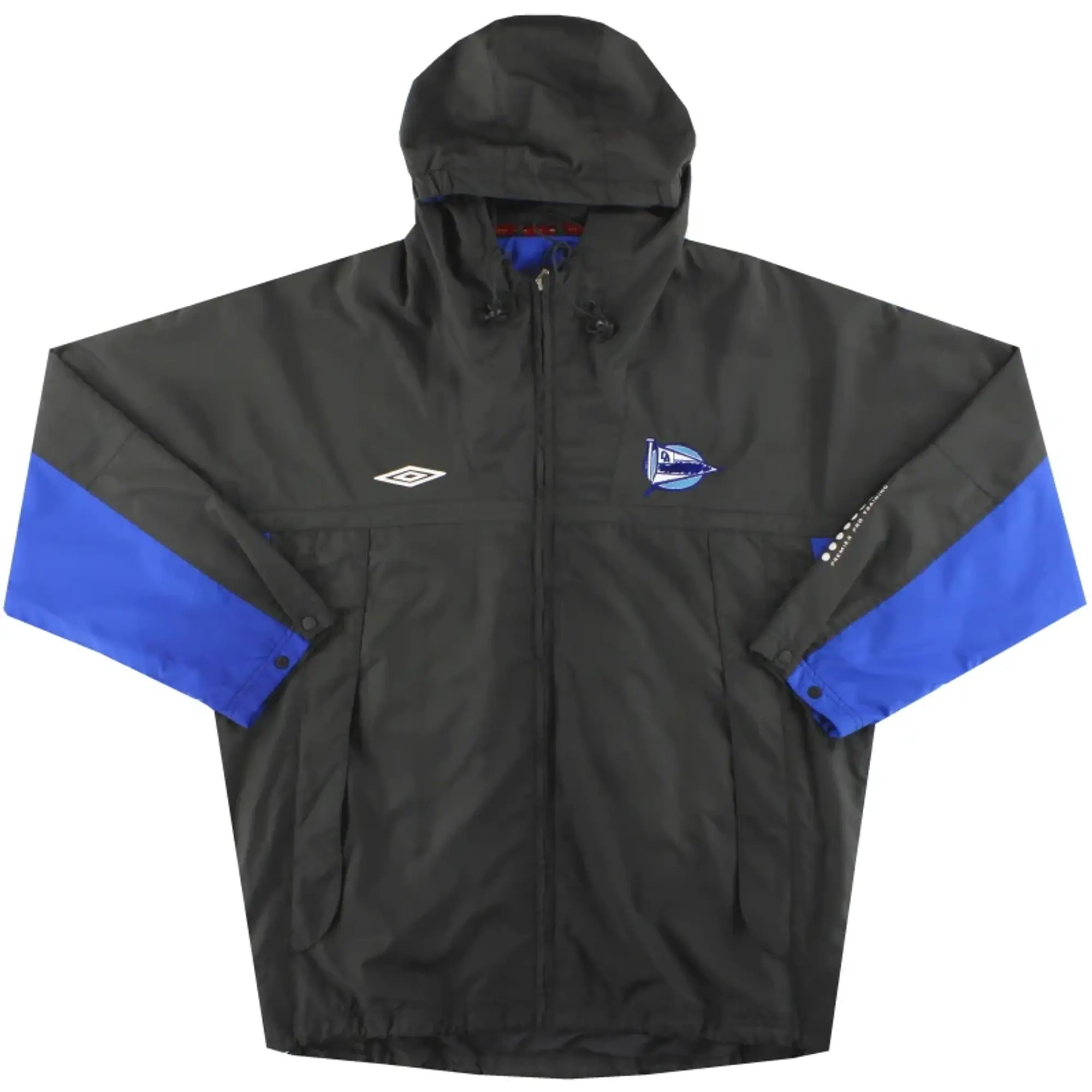 2002-03 Deportivo Alaves Umbro Hooded Track Jacket M - Other Spanish Clubs / Excellent / Medium