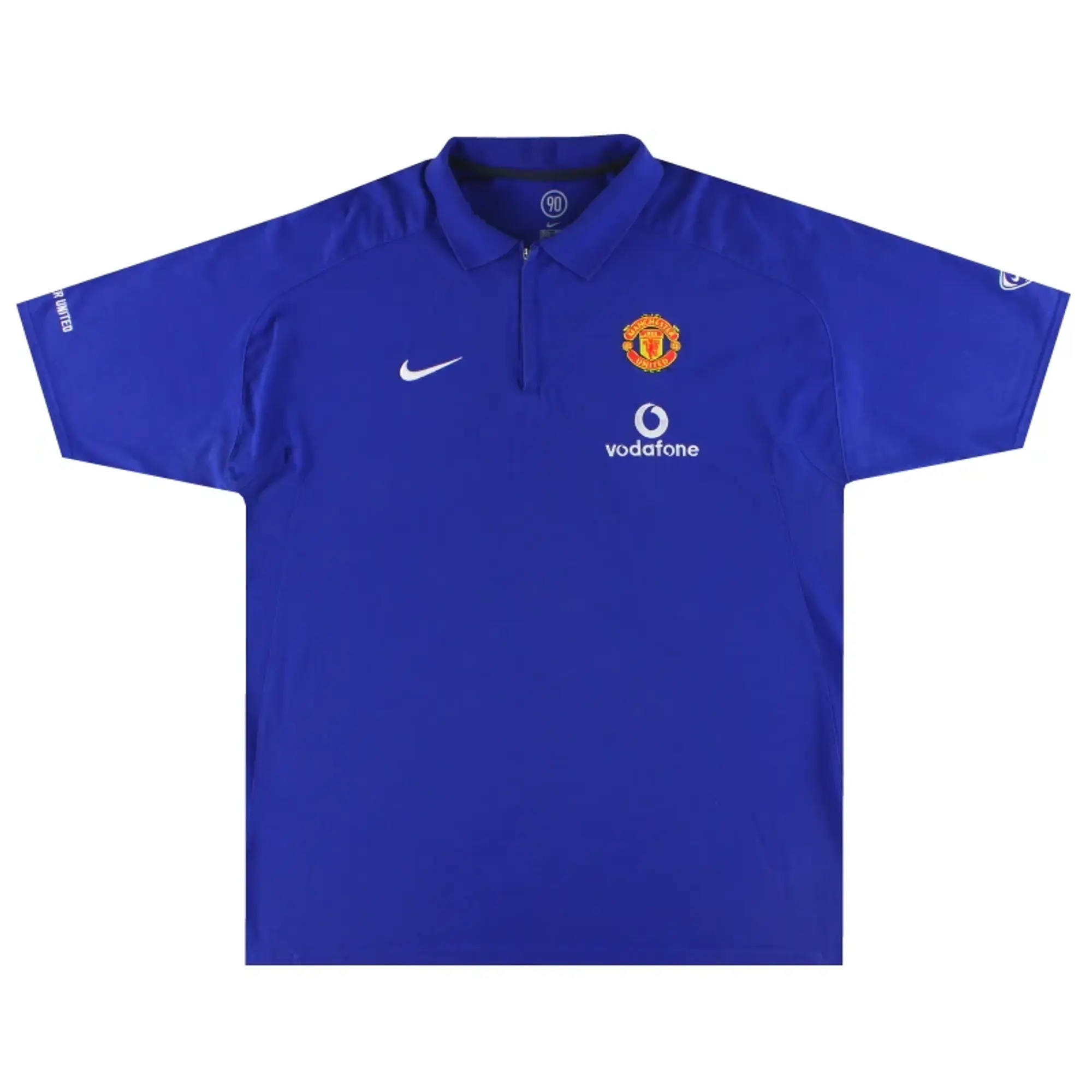2002-03 Manchester United Nike 1/4 Zip Tee XXXL - Manchester United / Excellent / XXXL