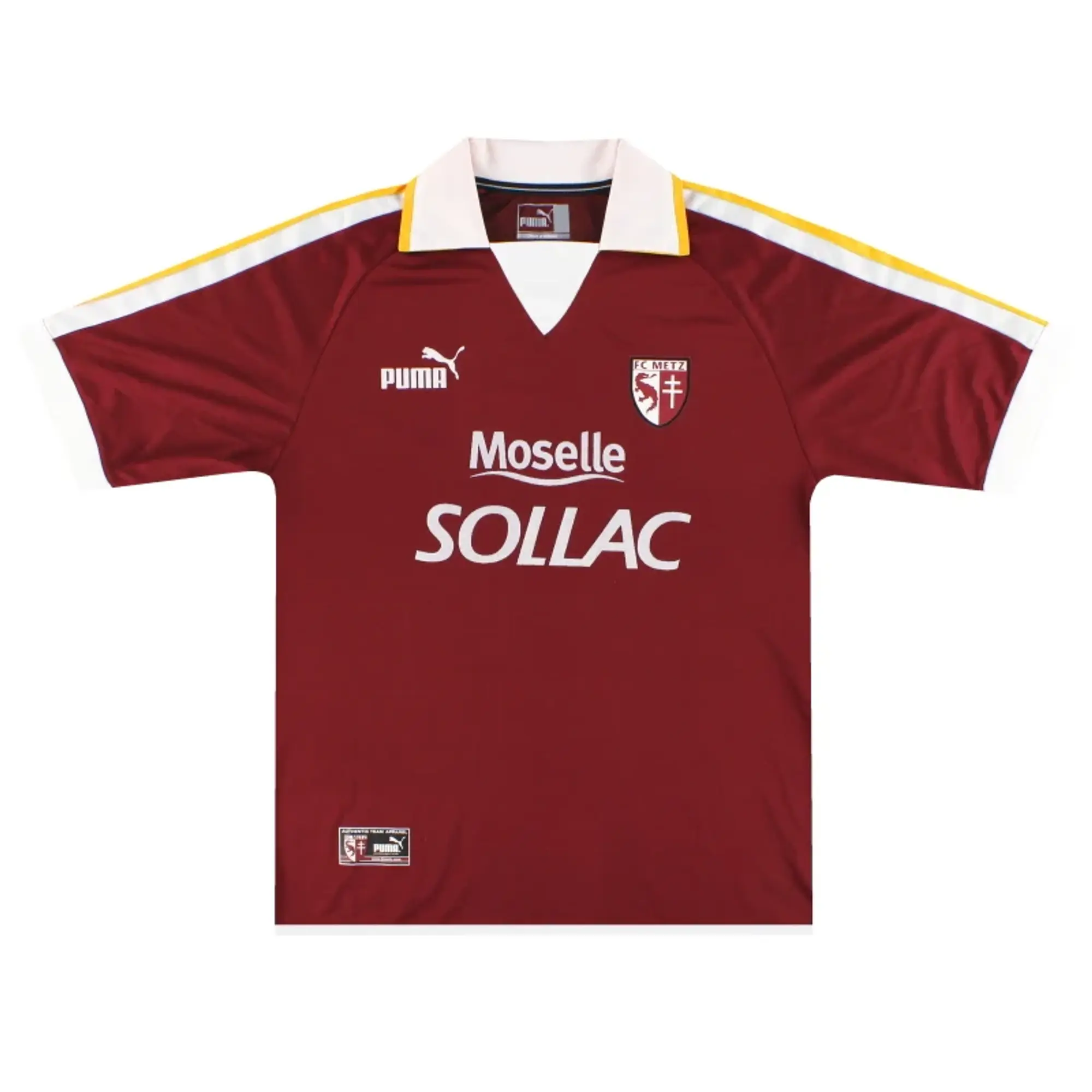 2003-04 FC Metz Puma Home Shirt M - Other French Clubs / Excellent / Medium