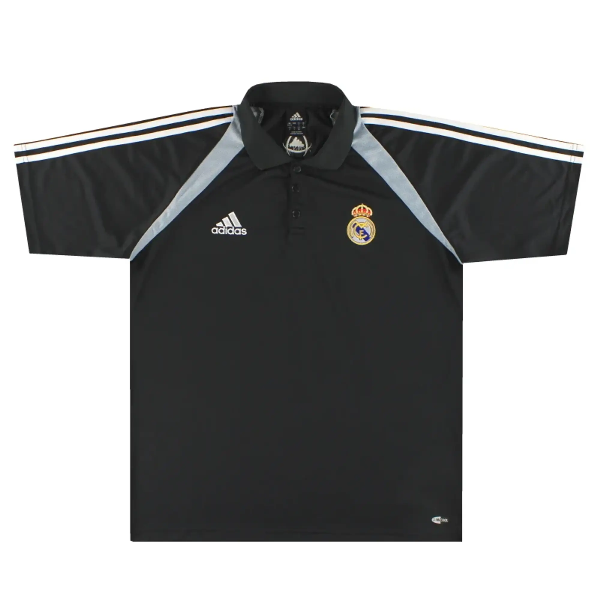 2004-05 Real Madrid adidas Polo Shirt *Mint* L - Real Madrid / Mint / Large
