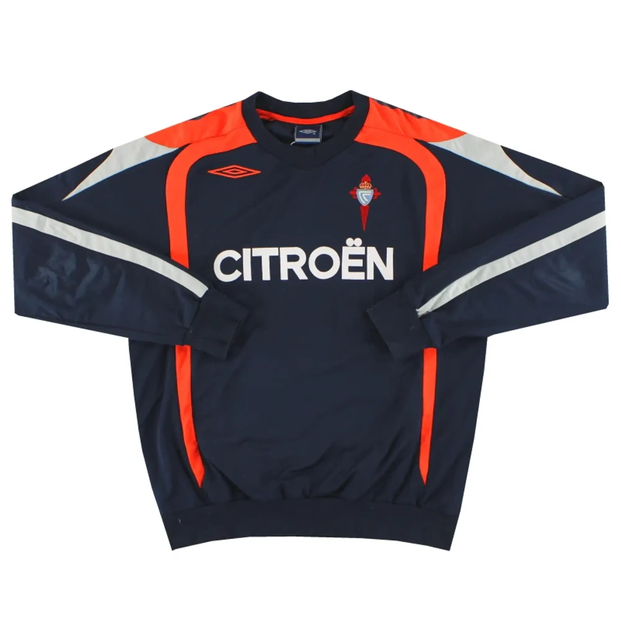 2005-06 Celta Vigo Umbro Sweatshirt L - Celta Vigo / Excellent / Large