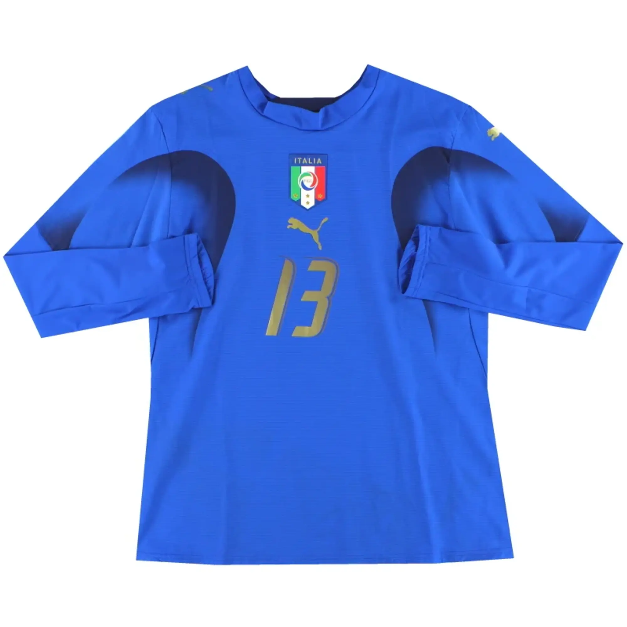 2006-07 Italy Player Issue Home Shirt #13 L/S Women's 14 - Italy / Excellent / Women's 14