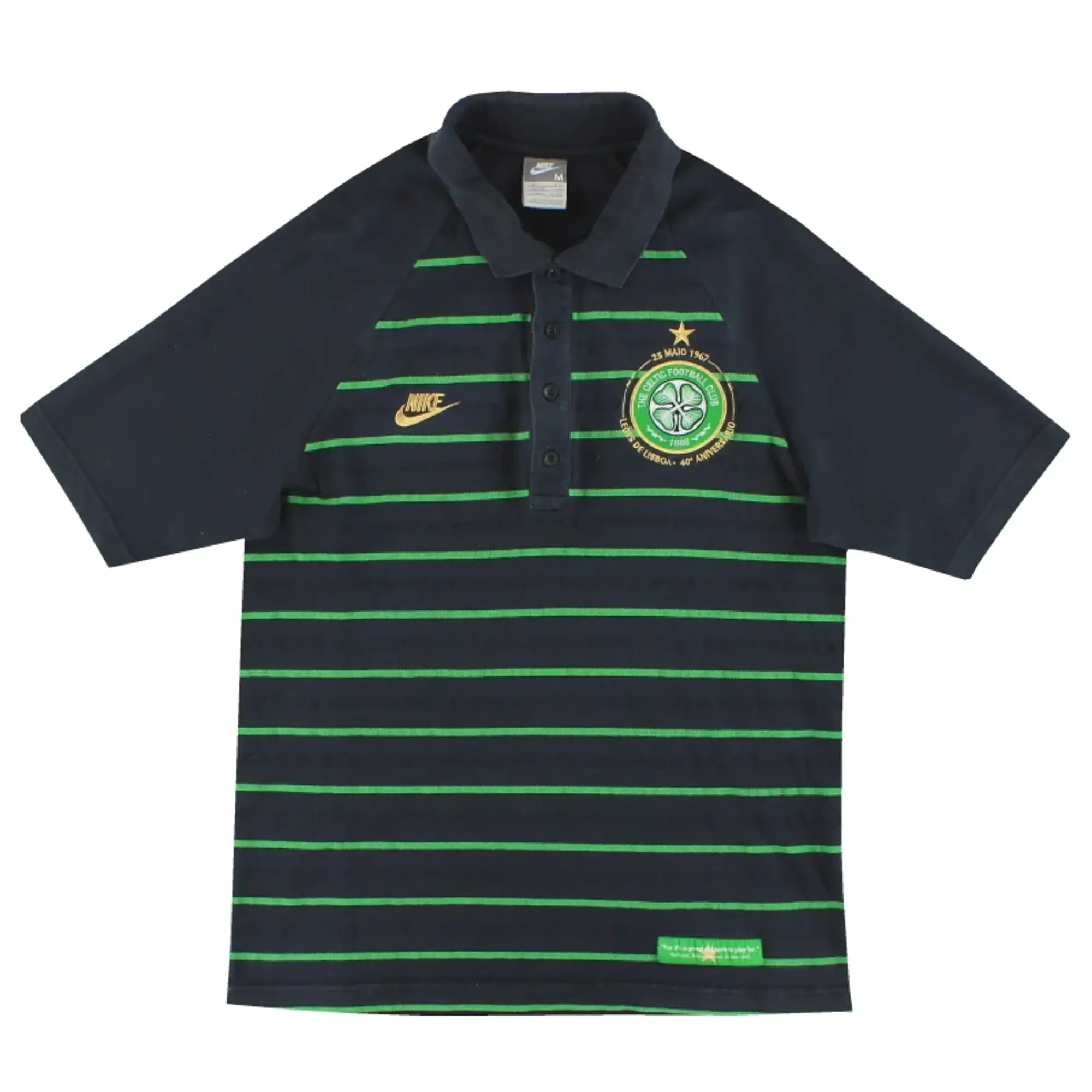 2007-08 Celtic Nike Polo Shirt M - Celtic / w/tags / Medium