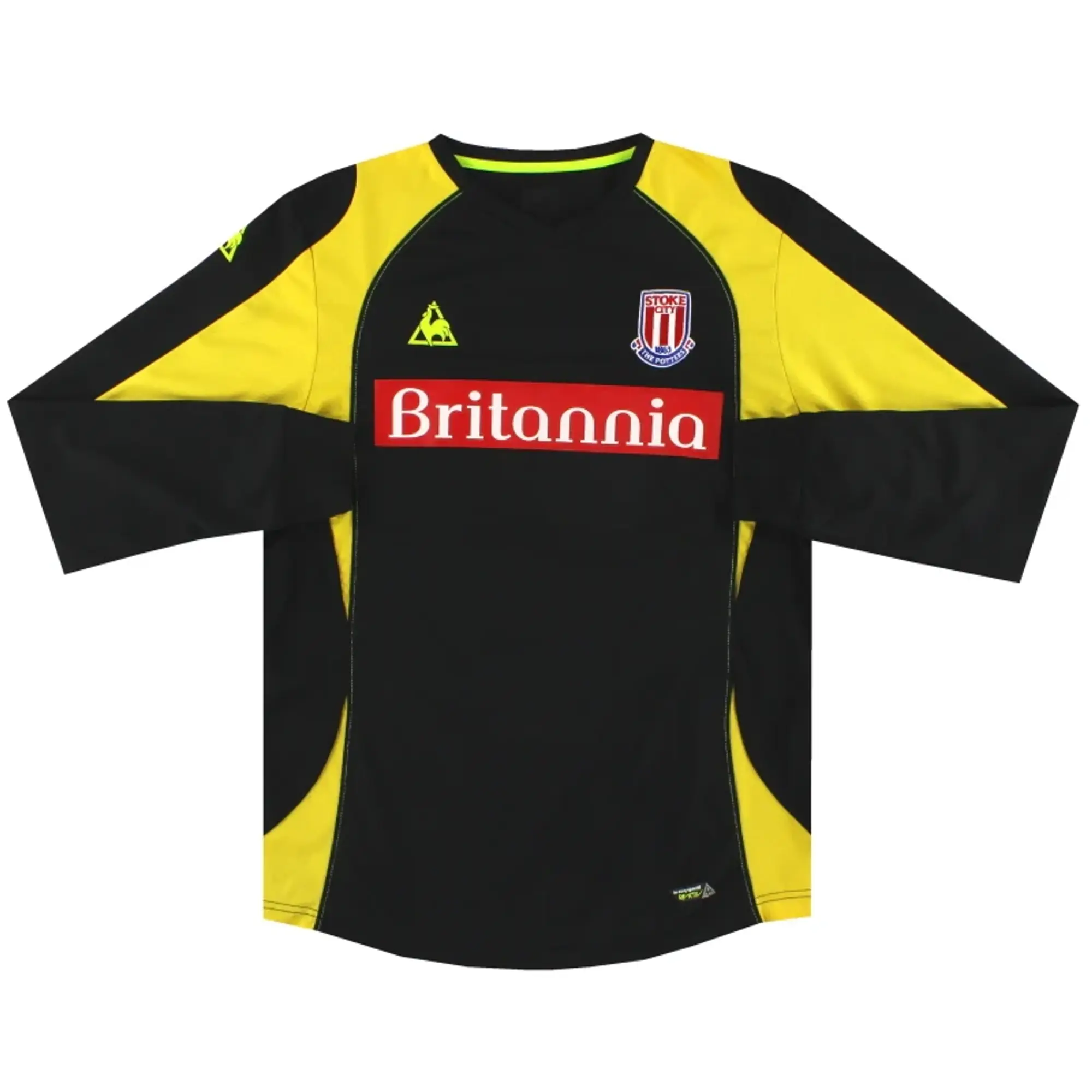 2008-09 Stoke City Le Coq Sportif Goalkeeper Shirt L - Stoke City / Excellent / Large