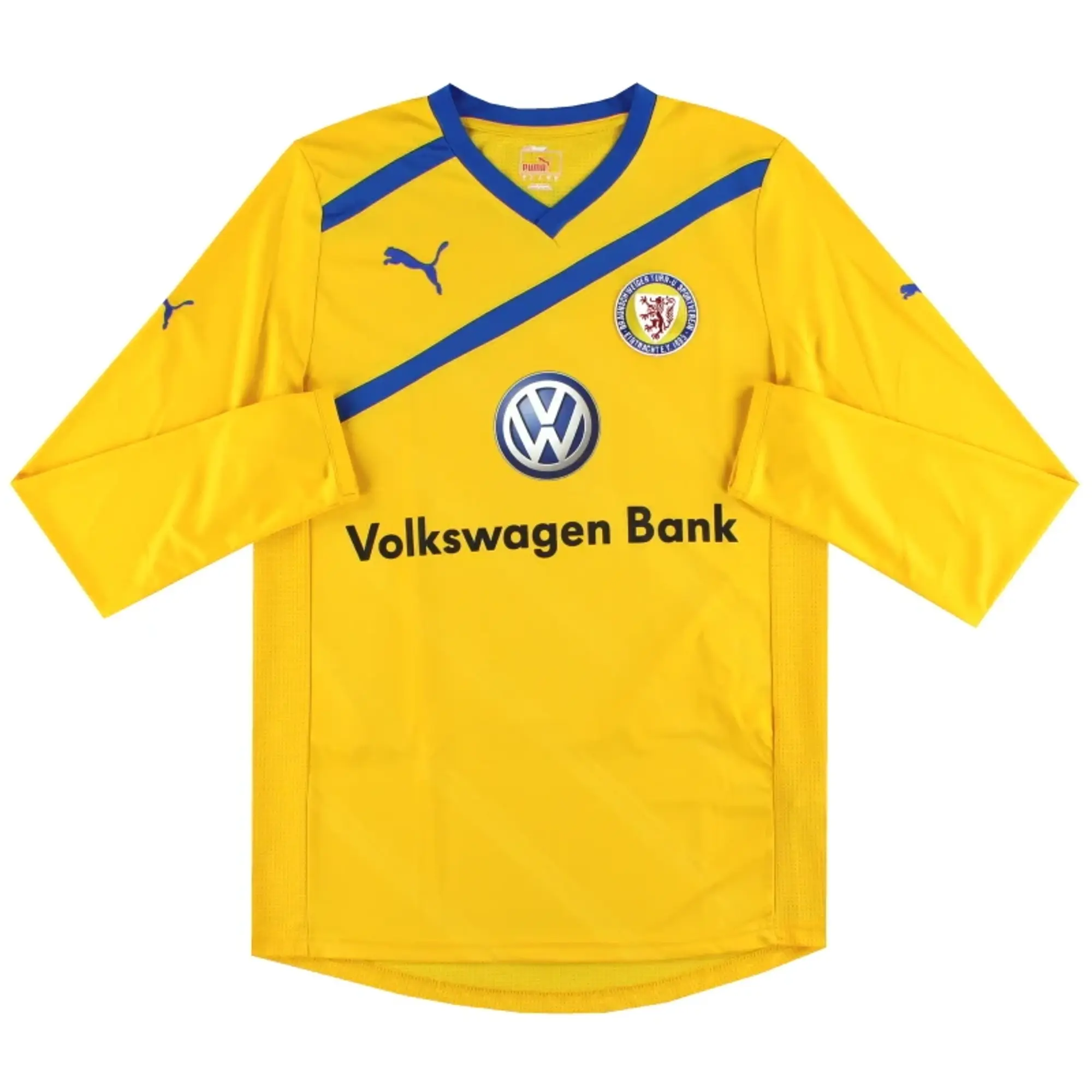 2011-12 Eintracht Braunschweig Puma  Away Shirt L/S *Mint* M - Other German Clubs / Mint / Medium