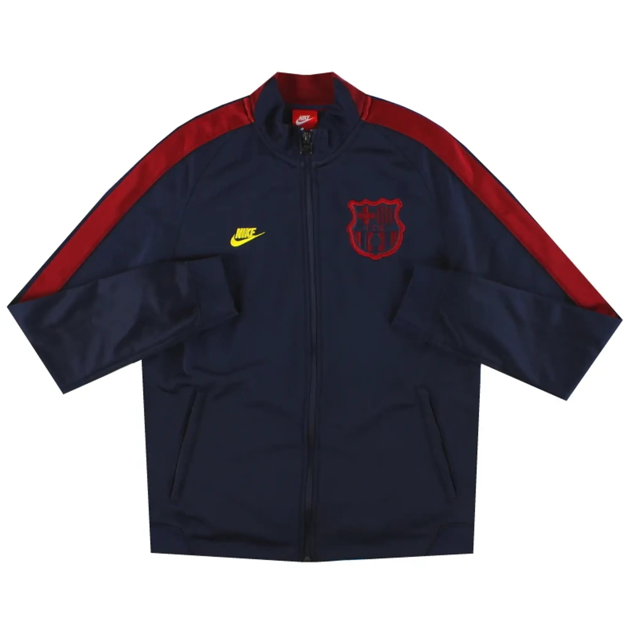 2014-15 Barcelona Nike Authentic N98 Covert Track Jacket M - Barcelona / Excellent / Medium