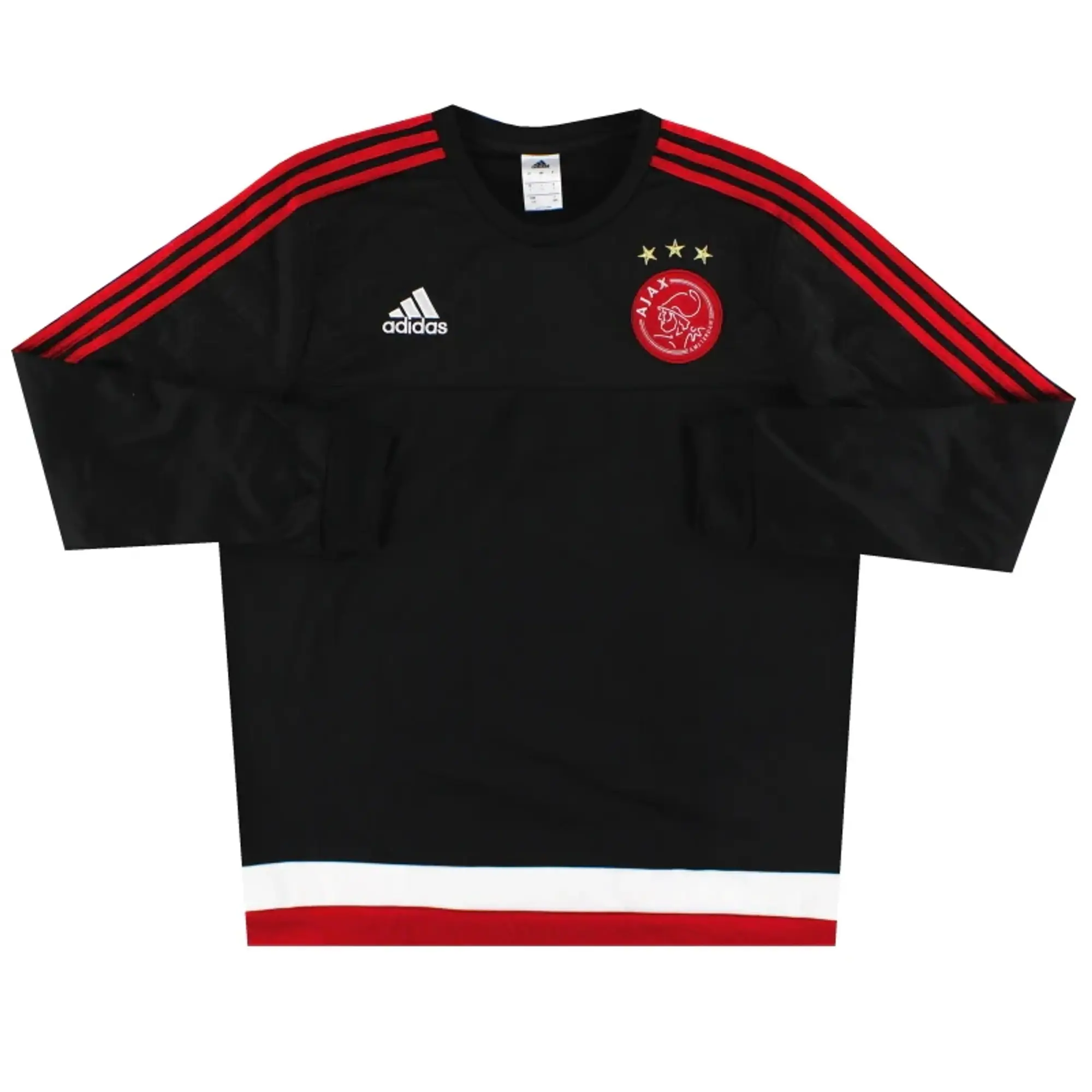 2015-16 Ajax adidas Training Sweatshirt L - Ajax / Excellent / Large