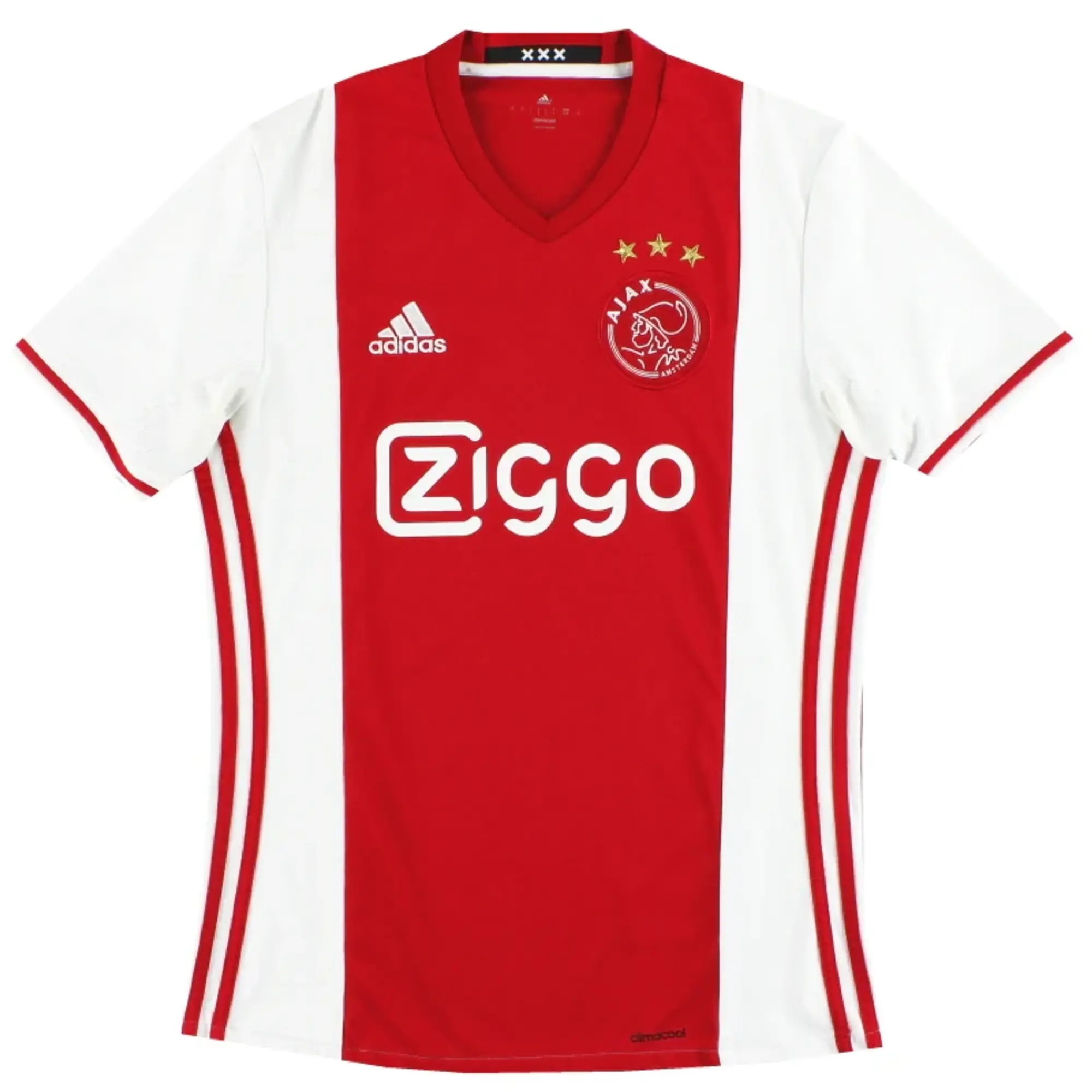2016-17 Ajax adidas Home Shirt L - Ajax / Excellent / Large