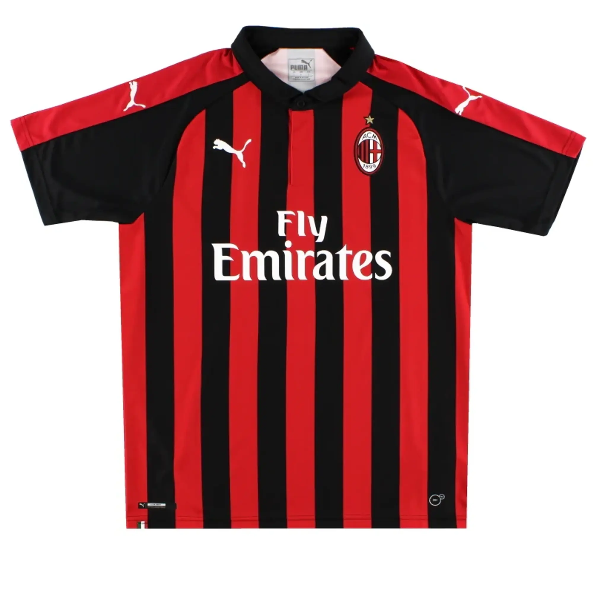 2018-19 AC Milan Puma Home Shirt L - AC Milan / Excellent / Large