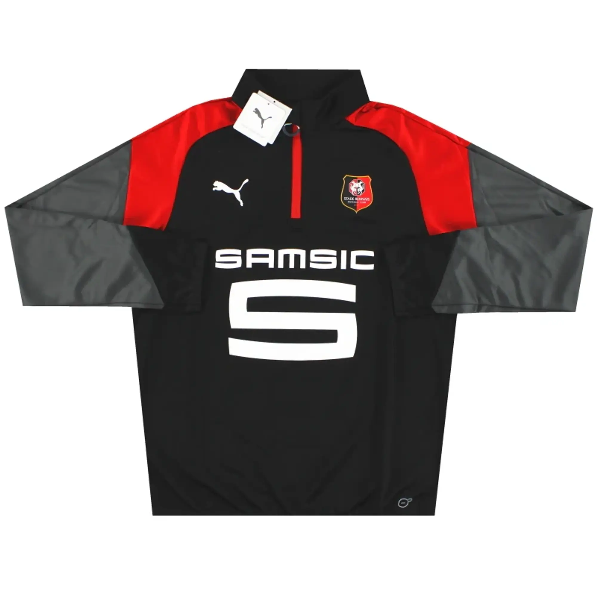 2017-18 Stade Rennais Puma 1/4 Zip Training Top *BNIB* - Other French Clubs / BNIB / XL